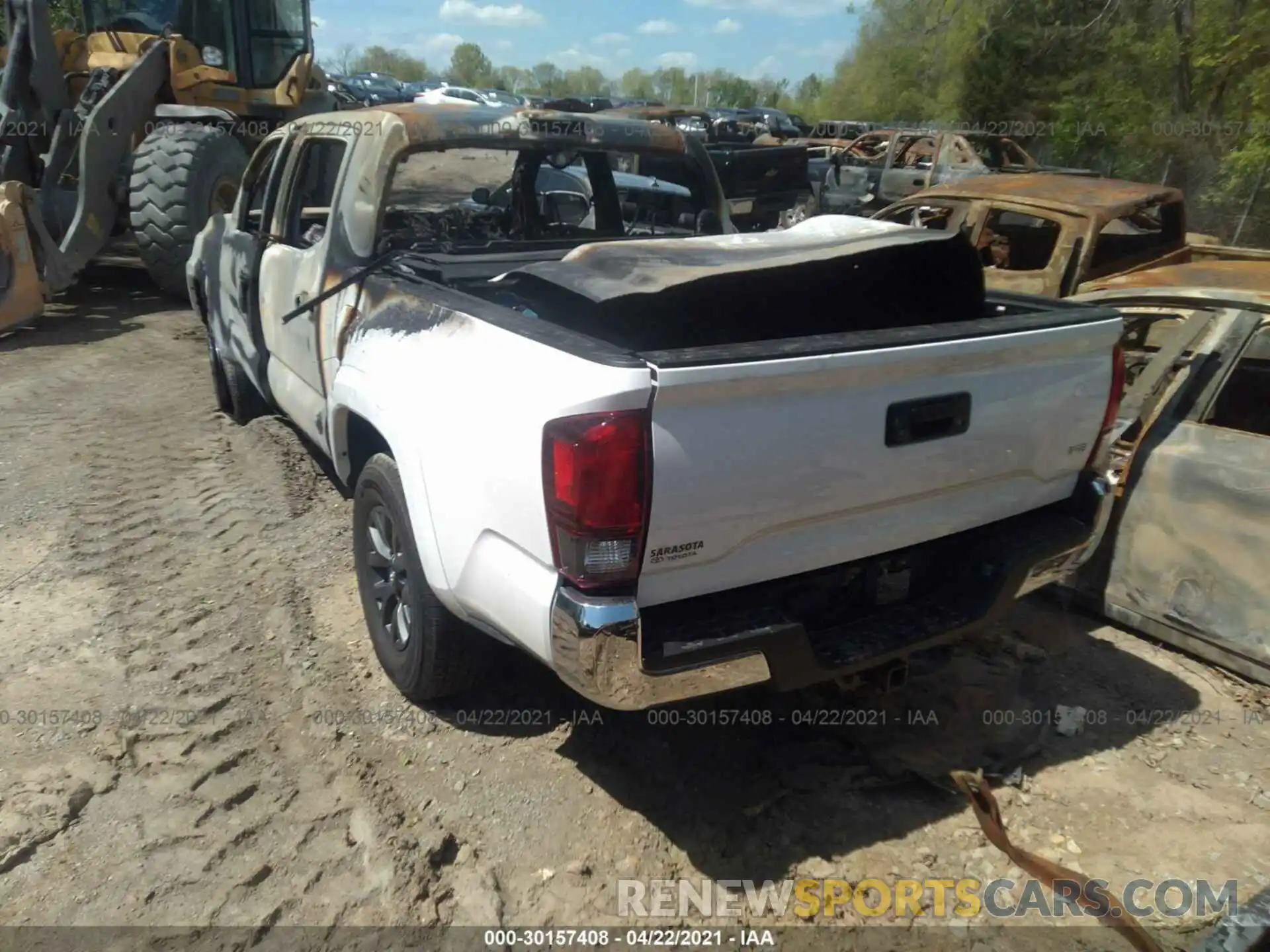 3 Photograph of a damaged car 3TYAZ5CN3MT004176 TOYOTA TACOMA 2WD 2021