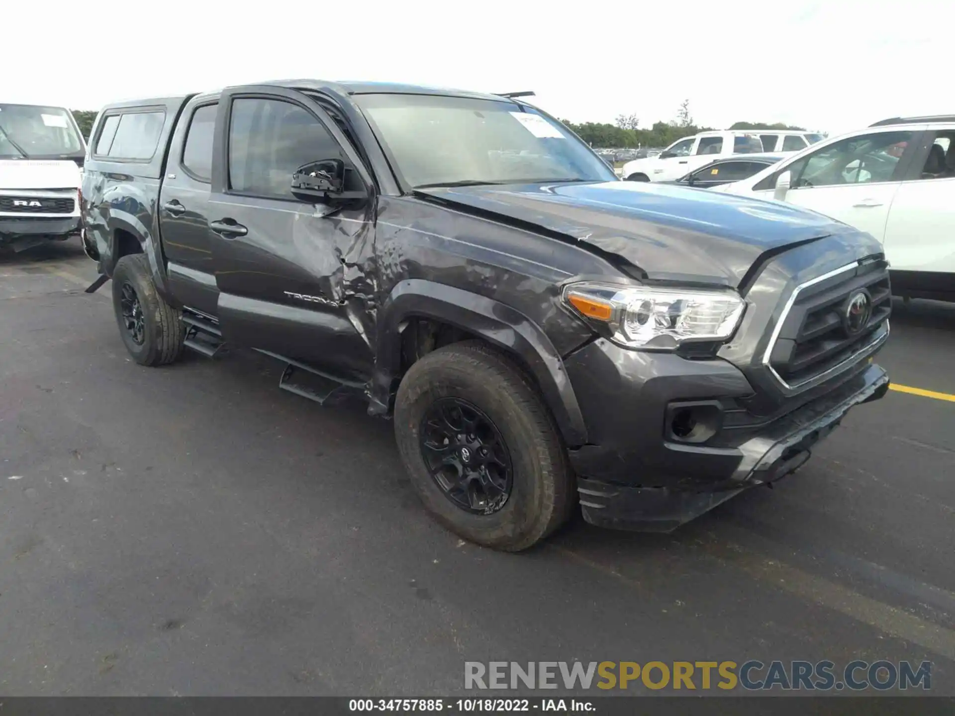 1 Photograph of a damaged car 3TYAZ5CN5MT004552 TOYOTA TACOMA 2WD 2021