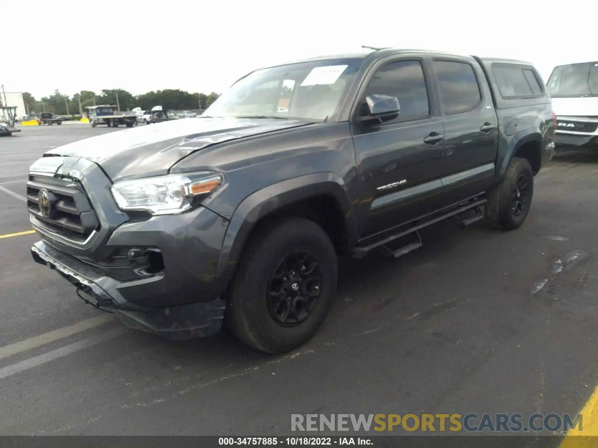 2 Photograph of a damaged car 3TYAZ5CN5MT004552 TOYOTA TACOMA 2WD 2021