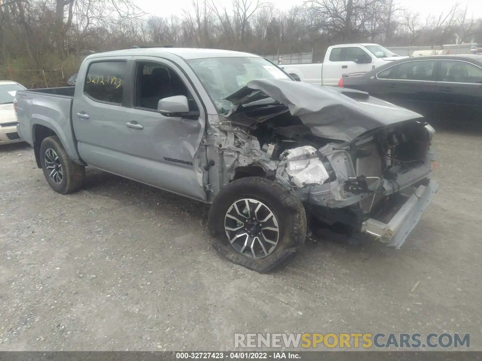 1 Photograph of a damaged car 3TYAZ5CN5MT005586 TOYOTA TACOMA 2WD 2021