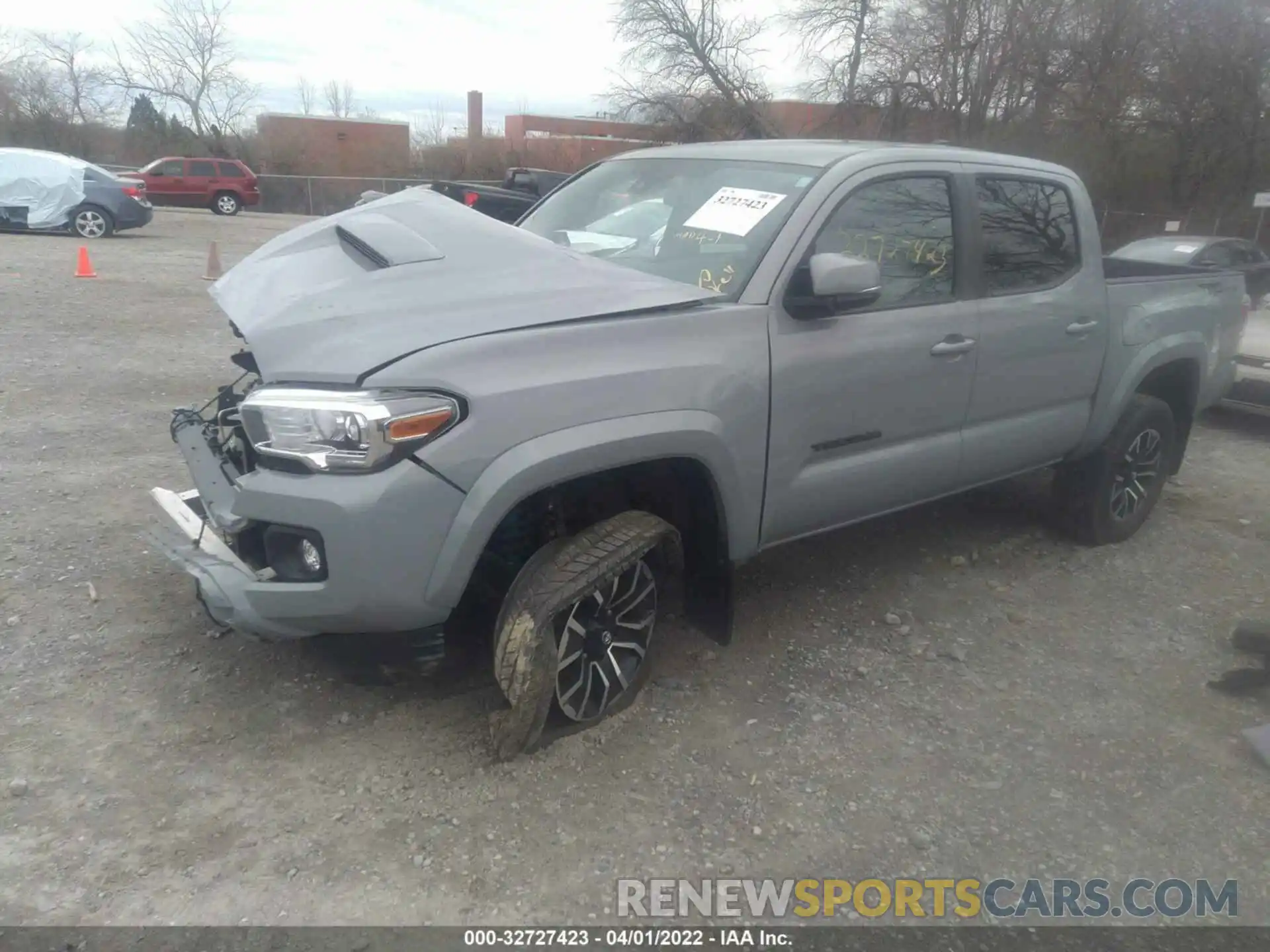 2 Photograph of a damaged car 3TYAZ5CN5MT005586 TOYOTA TACOMA 2WD 2021