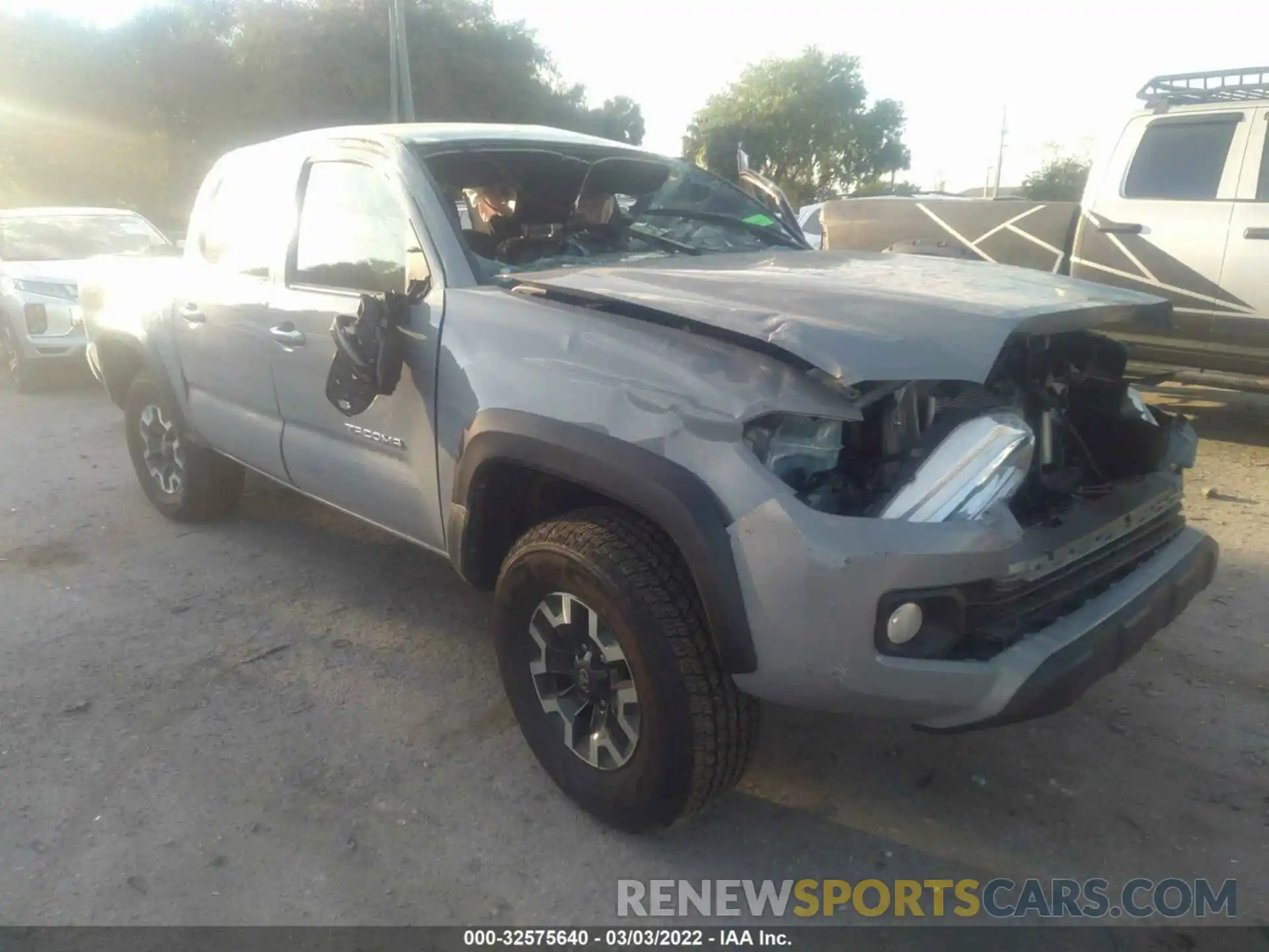 1 Photograph of a damaged car 3TYAZ5CN7MT003256 TOYOTA TACOMA 2WD 2021