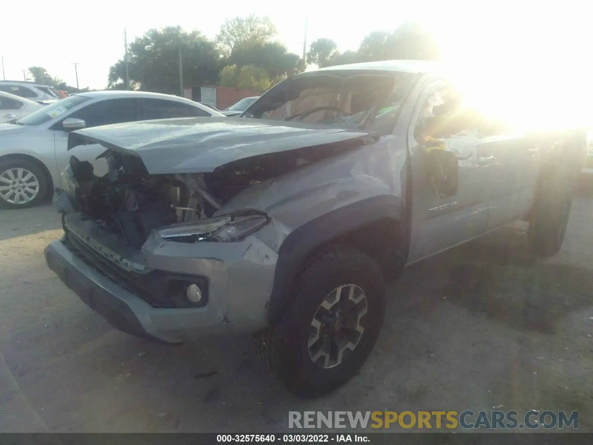 2 Photograph of a damaged car 3TYAZ5CN7MT003256 TOYOTA TACOMA 2WD 2021