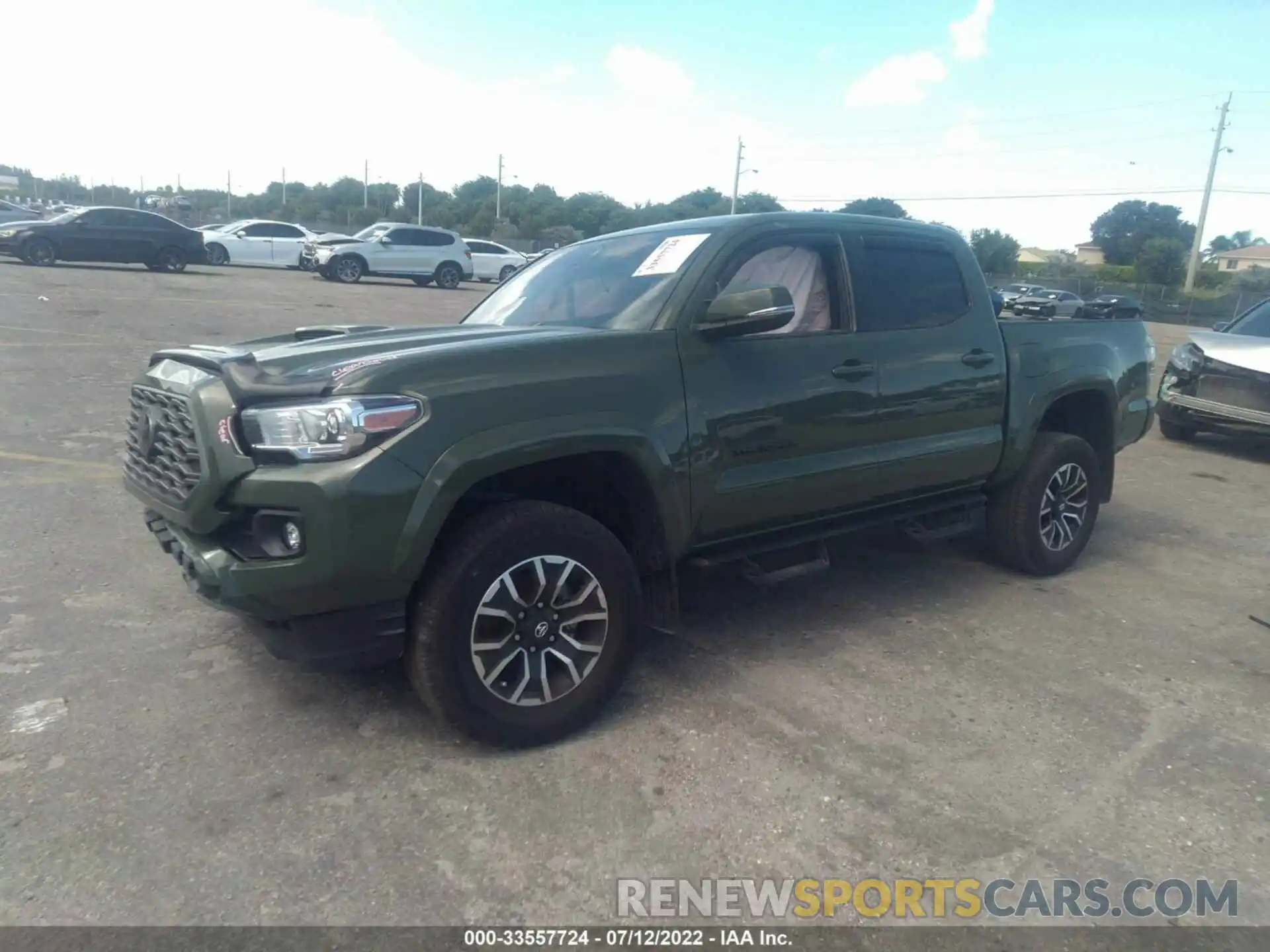 2 Photograph of a damaged car 3TYAZ5CN8MT005971 TOYOTA TACOMA 2WD 2021