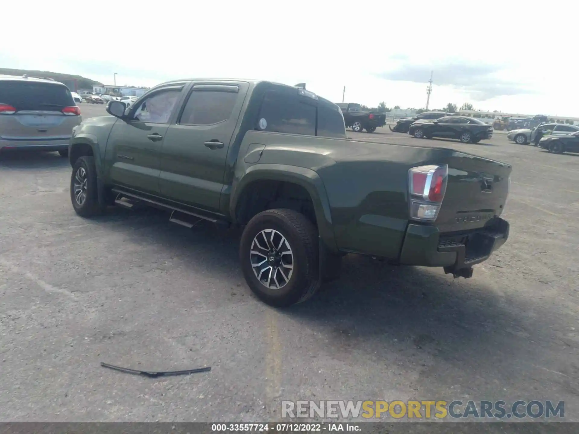 3 Photograph of a damaged car 3TYAZ5CN8MT005971 TOYOTA TACOMA 2WD 2021