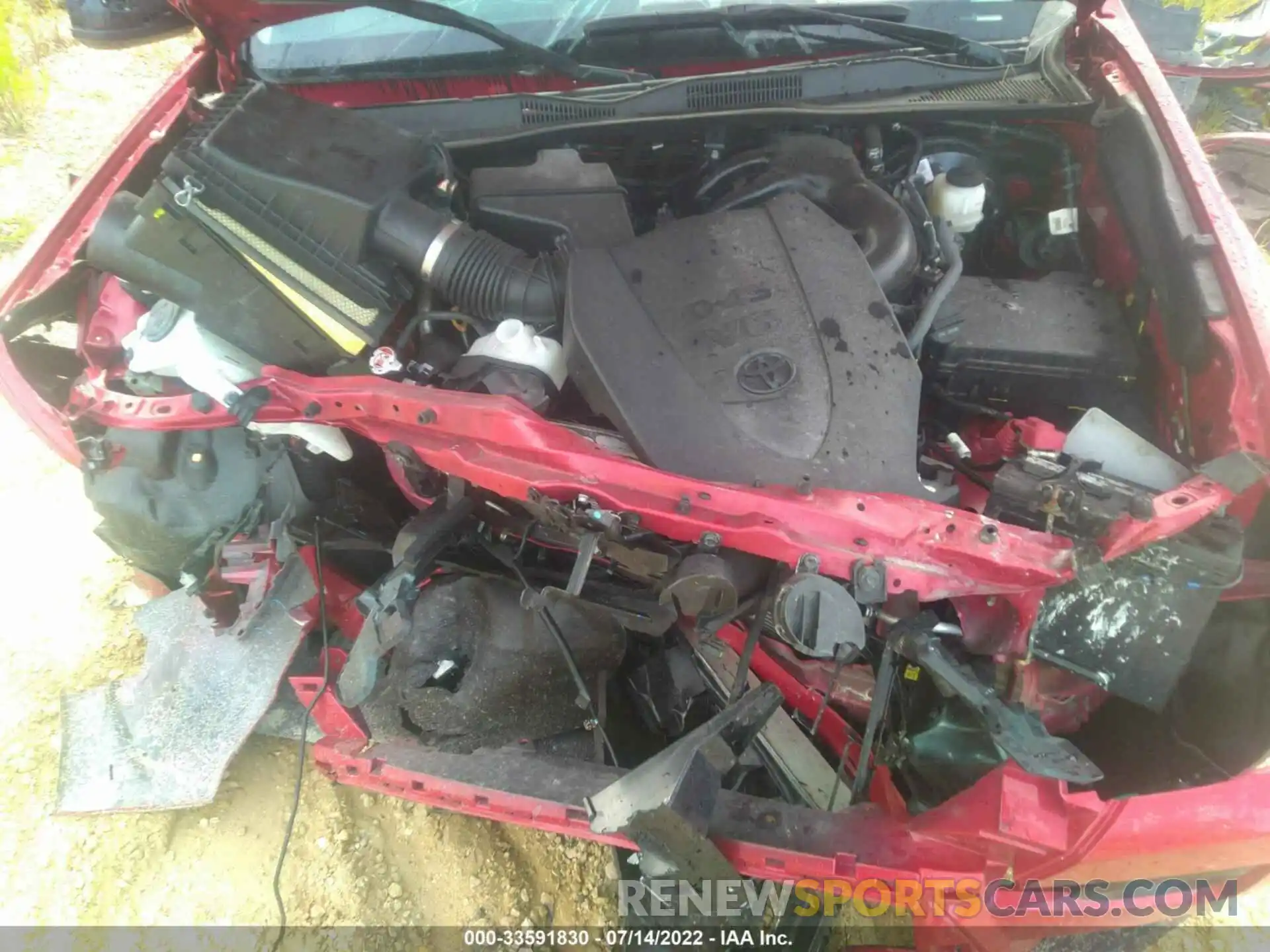 10 Photograph of a damaged car 3TYAZ5CN8MT008420 TOYOTA TACOMA 2WD 2021