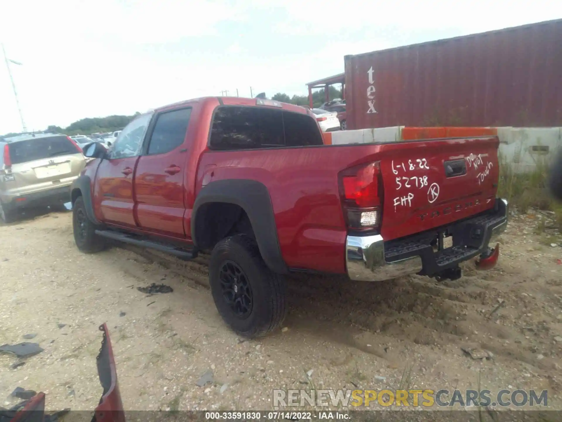 3 Photograph of a damaged car 3TYAZ5CN8MT008420 TOYOTA TACOMA 2WD 2021