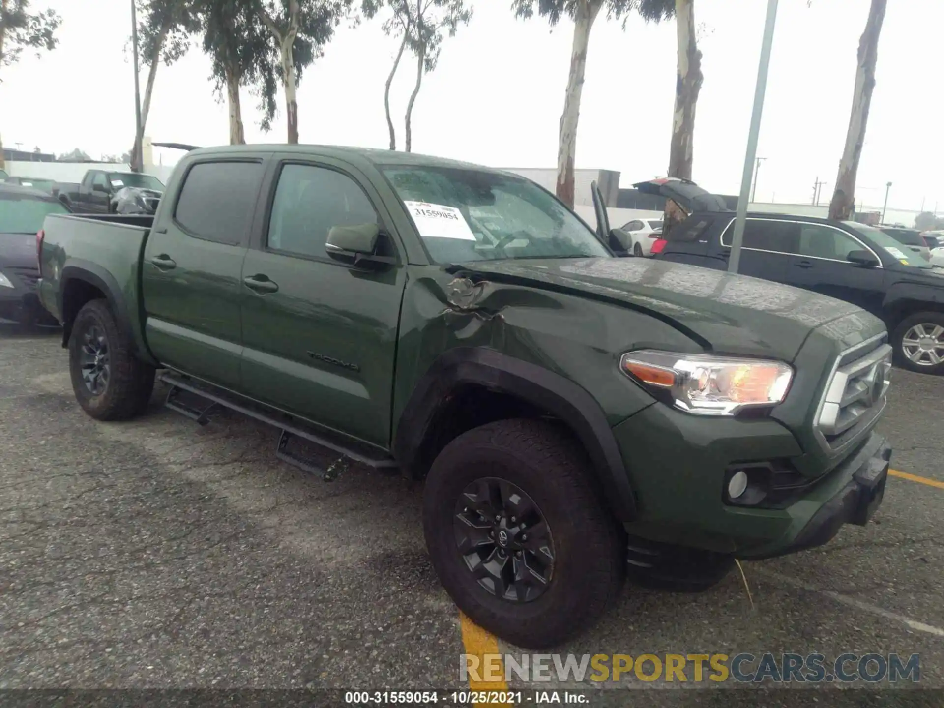 1 Photograph of a damaged car 3TYAZ5CN9MT005011 TOYOTA TACOMA 2WD 2021