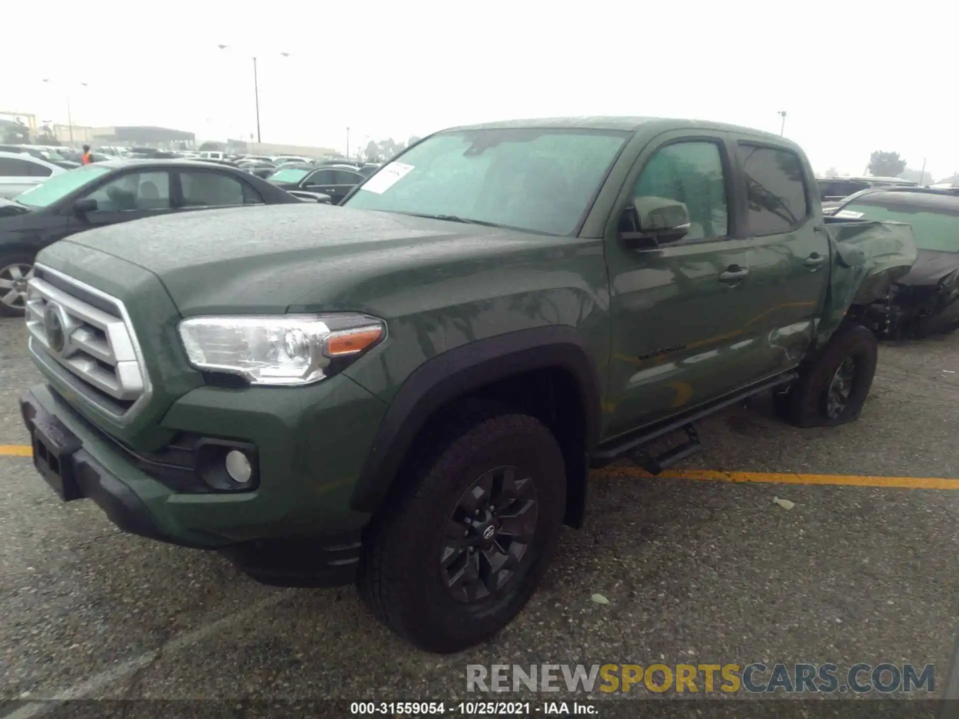 2 Photograph of a damaged car 3TYAZ5CN9MT005011 TOYOTA TACOMA 2WD 2021