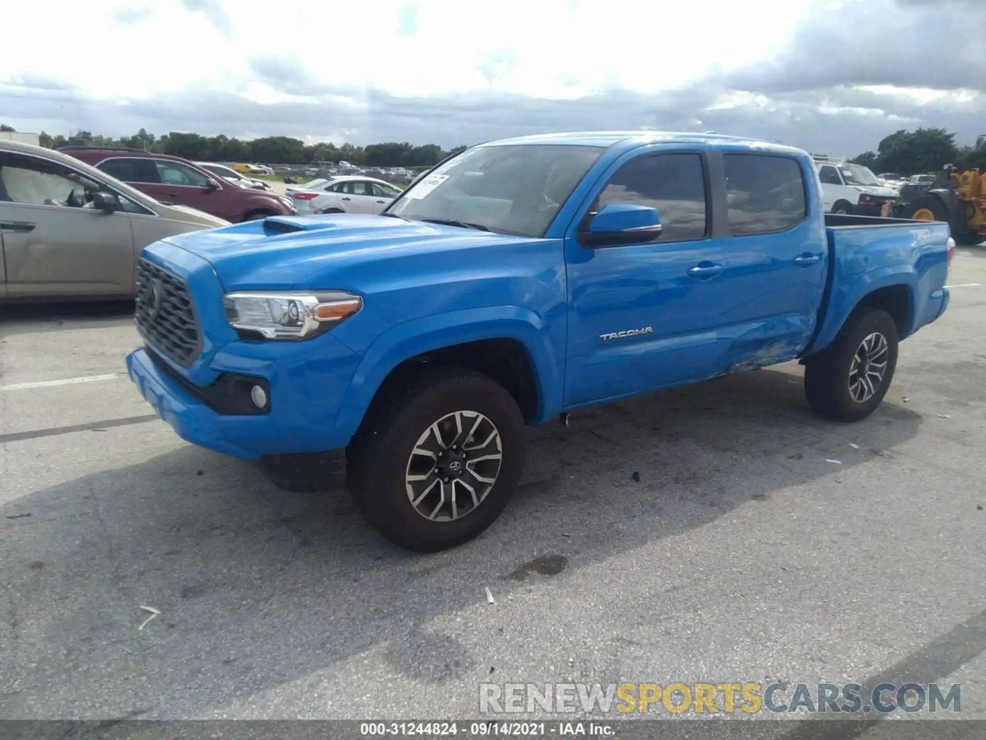 2 Photograph of a damaged car 3TYAZ5CNXMT007110 TOYOTA TACOMA 2WD 2021