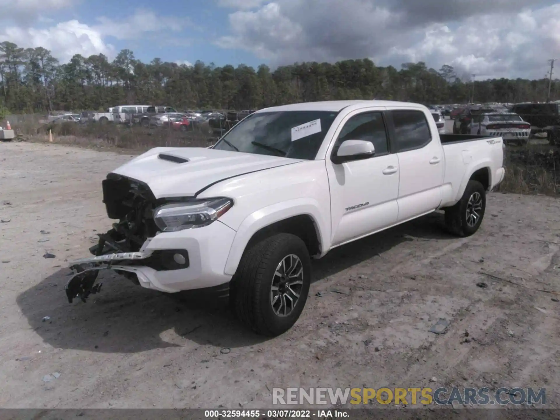 2 Photograph of a damaged car 3TYBZ5DN0MT000265 TOYOTA TACOMA 2WD 2021