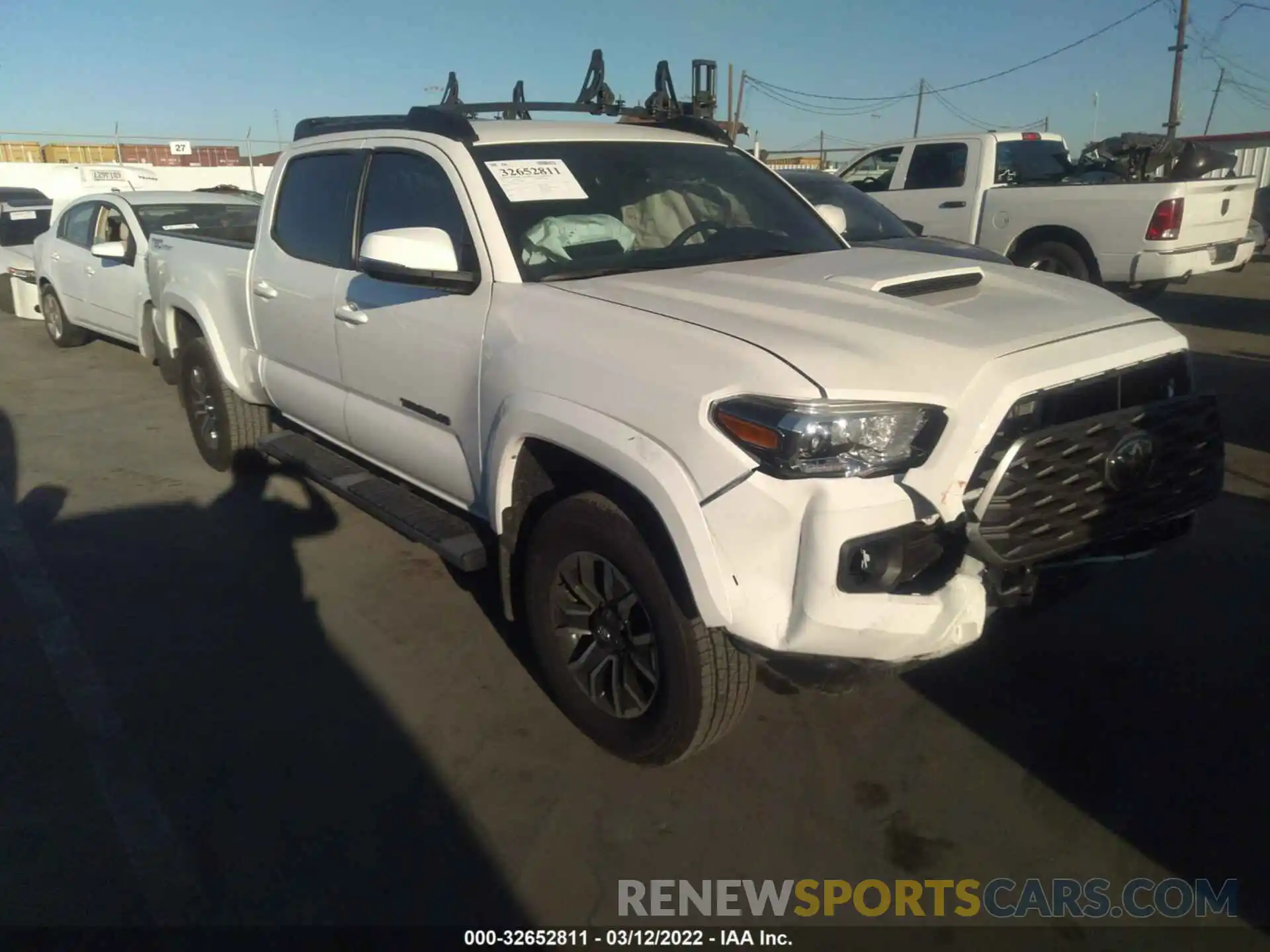 1 Photograph of a damaged car 3TYBZ5DN1MT000405 TOYOTA TACOMA 2WD 2021