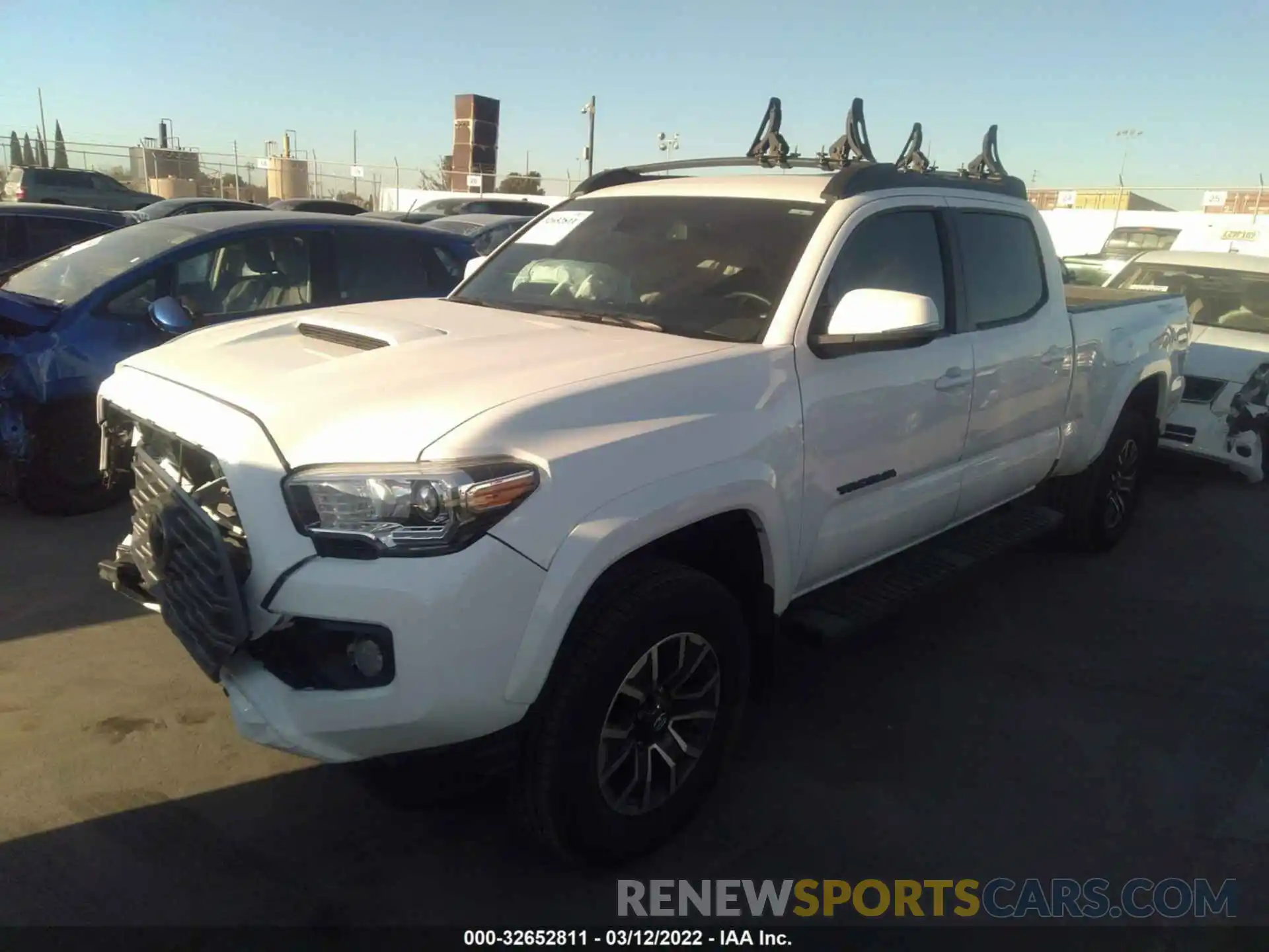 2 Photograph of a damaged car 3TYBZ5DN1MT000405 TOYOTA TACOMA 2WD 2021