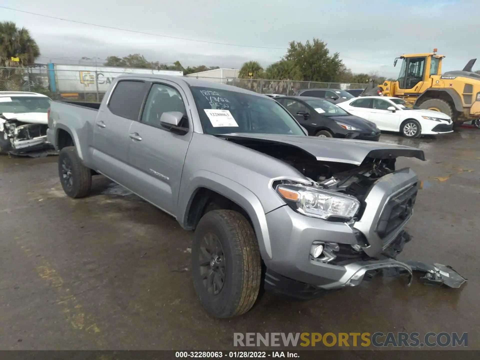 1 Photograph of a damaged car 3TYBZ5DN3MT000549 TOYOTA TACOMA 2WD 2021