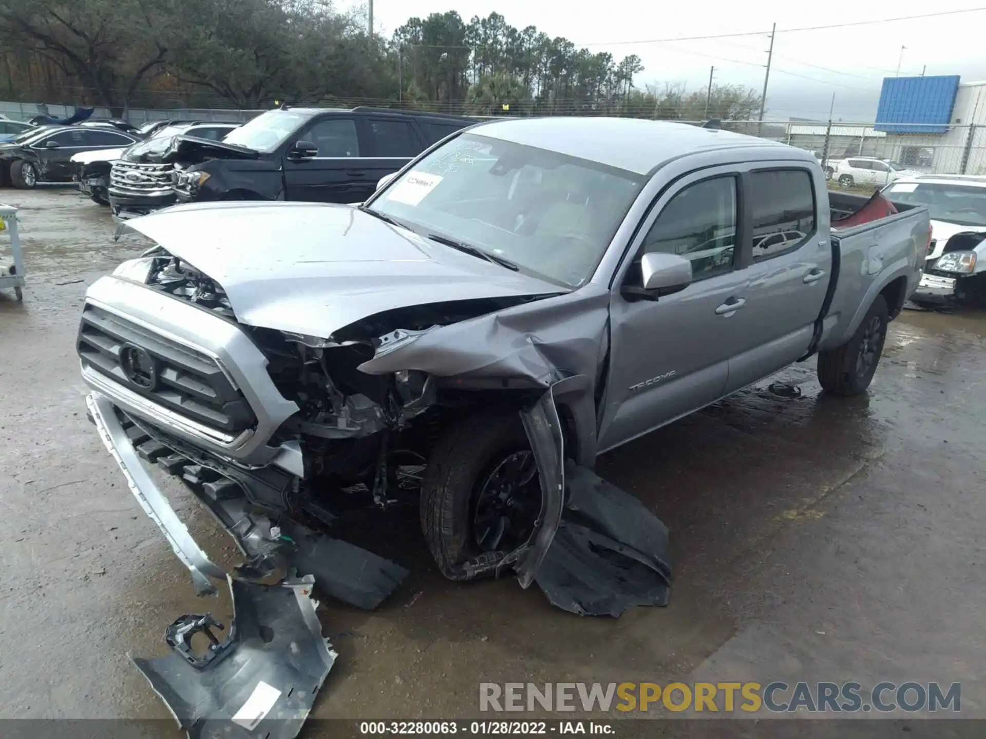 2 Photograph of a damaged car 3TYBZ5DN3MT000549 TOYOTA TACOMA 2WD 2021