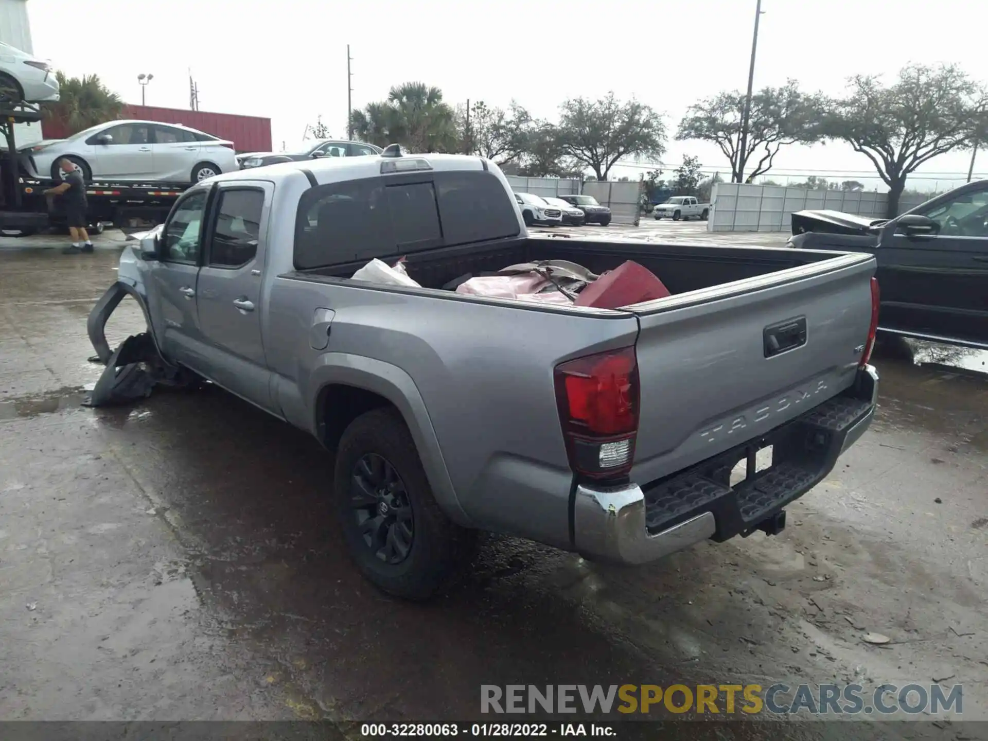 3 Photograph of a damaged car 3TYBZ5DN3MT000549 TOYOTA TACOMA 2WD 2021