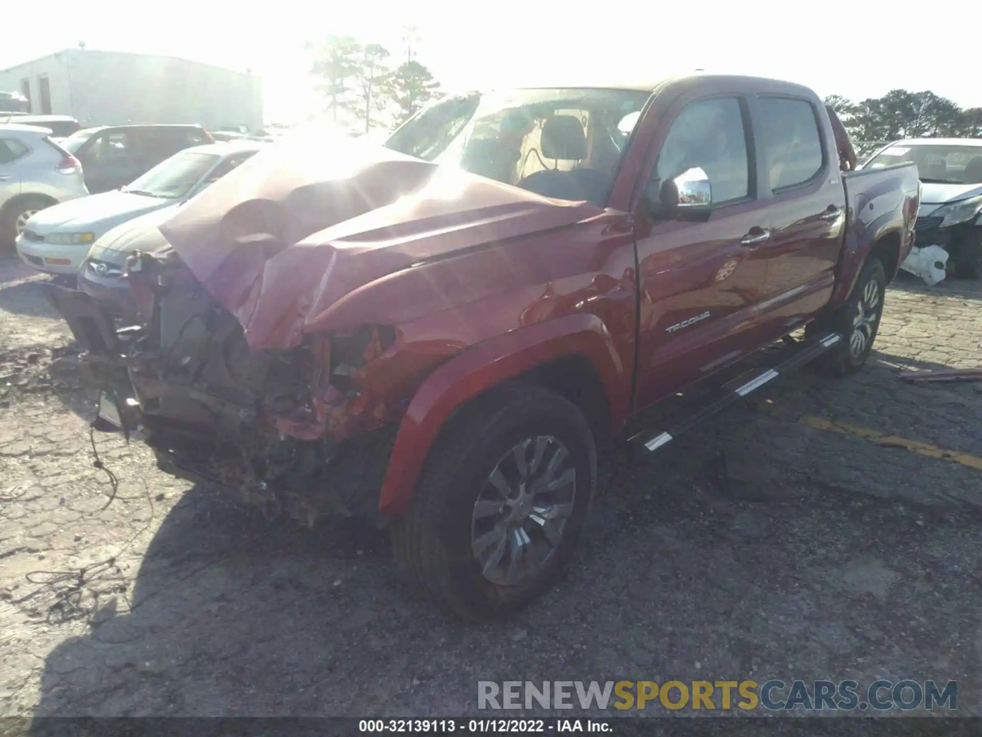 2 Photograph of a damaged car 3TYEZ5CN4MT010621 TOYOTA TACOMA 2WD 2021