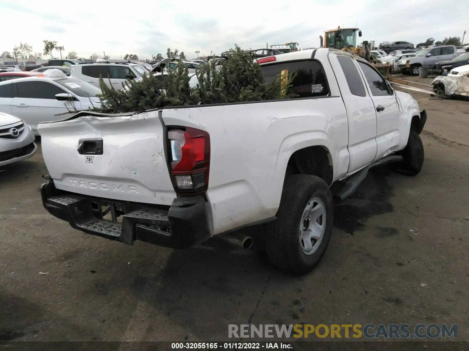 4 Фотография поврежденного автомобиля 3TYRX5GN0MT006308 TOYOTA TACOMA 2WD 2021