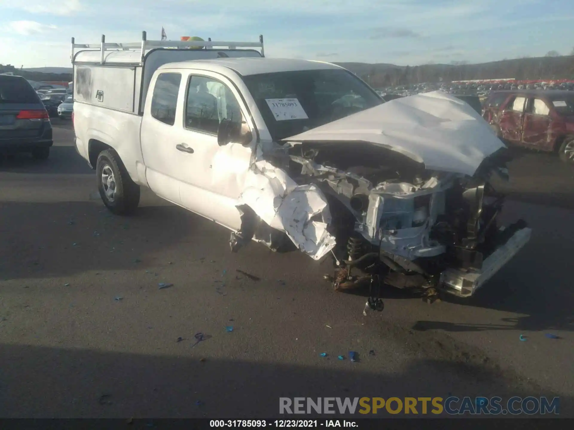 1 Photograph of a damaged car 3TYRX5GN0MT007605 TOYOTA TACOMA 2WD 2021