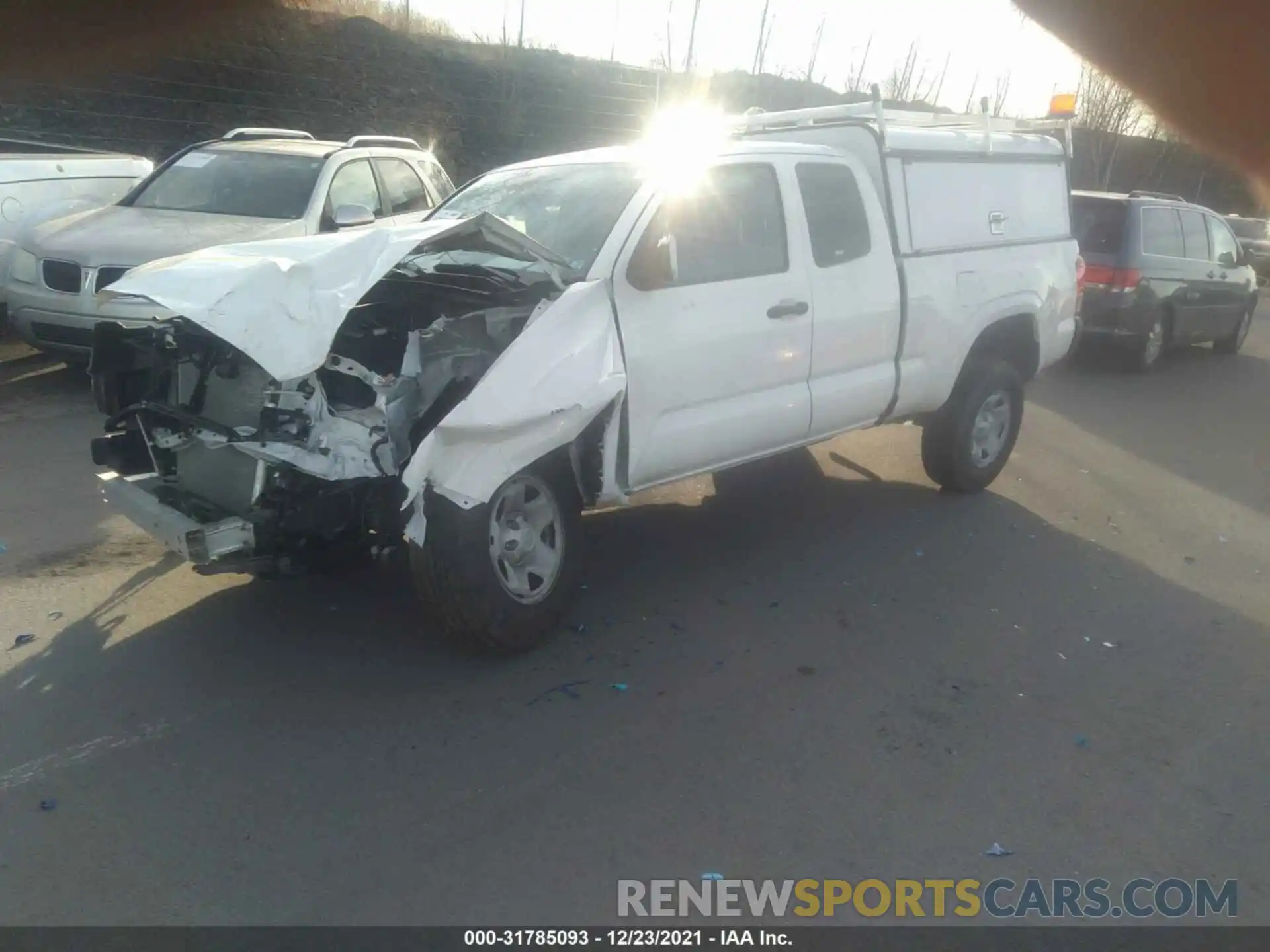 2 Photograph of a damaged car 3TYRX5GN0MT007605 TOYOTA TACOMA 2WD 2021