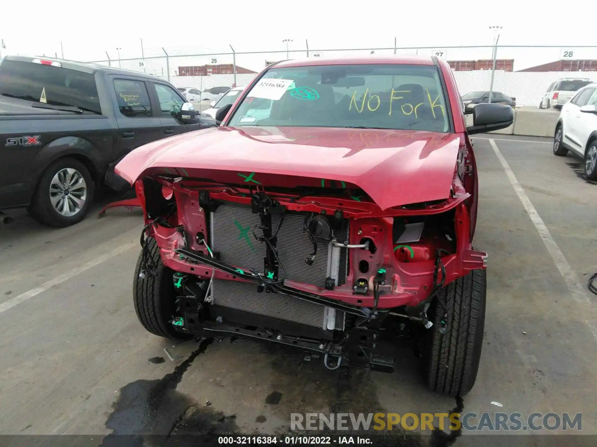 6 Photograph of a damaged car 3TYRX5GN0MT030401 TOYOTA TACOMA 2WD 2021