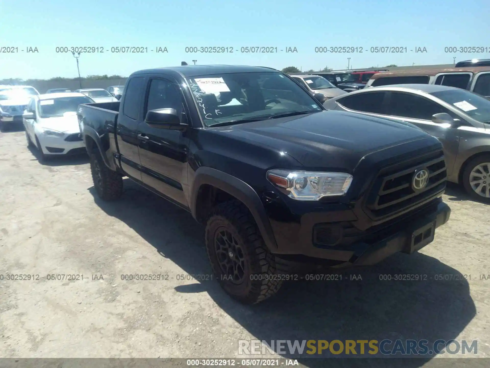 1 Photograph of a damaged car 3TYRX5GN1MT005992 TOYOTA TACOMA 2WD 2021