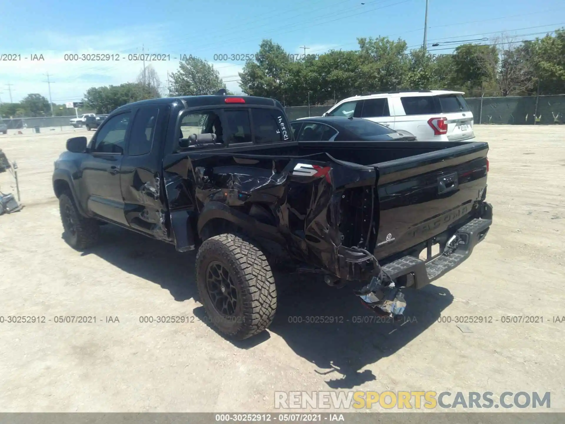 3 Photograph of a damaged car 3TYRX5GN1MT005992 TOYOTA TACOMA 2WD 2021