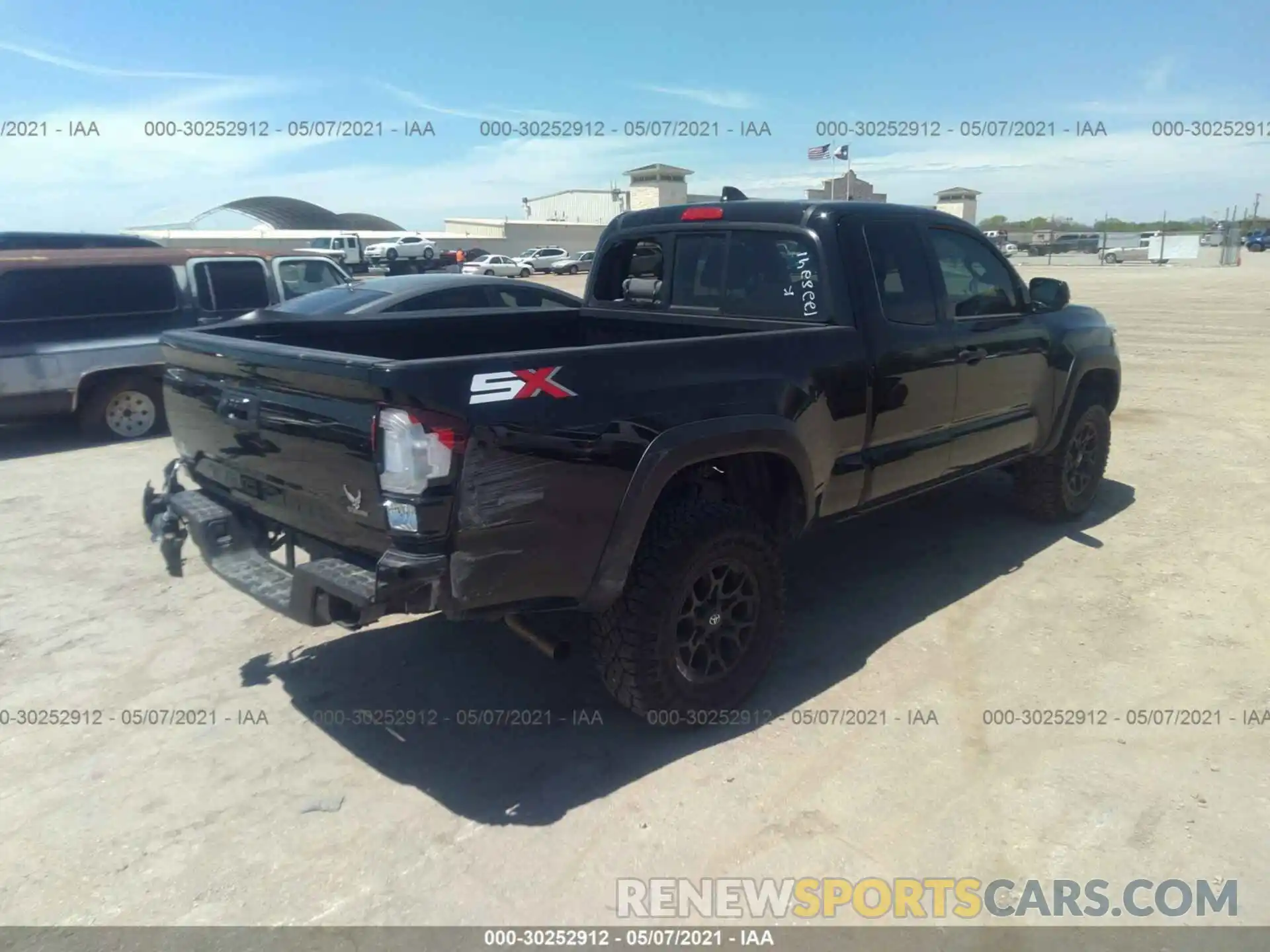 4 Фотография поврежденного автомобиля 3TYRX5GN1MT005992 TOYOTA TACOMA 2WD 2021