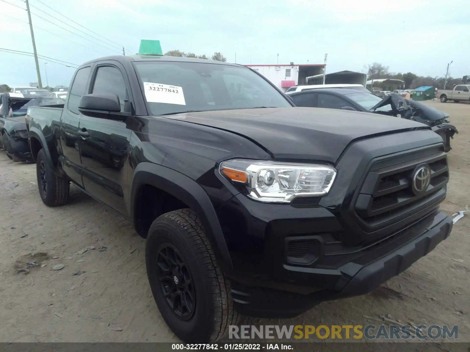 1 Photograph of a damaged car 3TYRX5GN1MT006320 TOYOTA TACOMA 2WD 2021