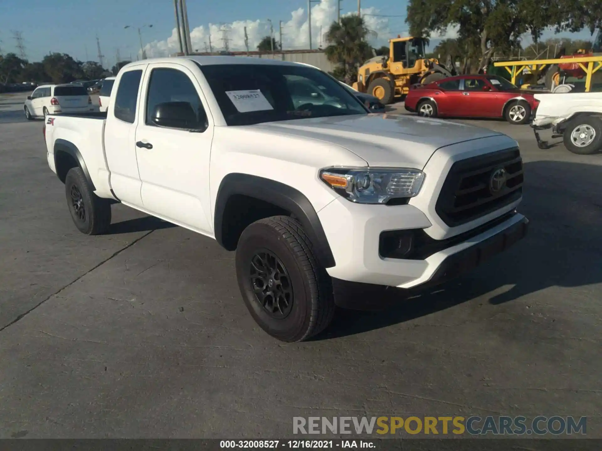 1 Photograph of a damaged car 3TYRX5GN1MT008732 TOYOTA TACOMA 2WD 2021