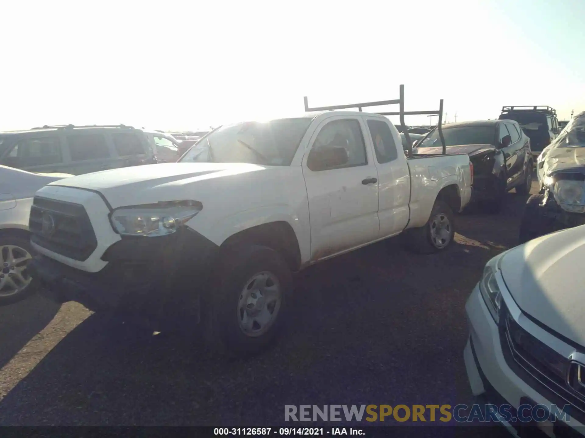 2 Photograph of a damaged car 3TYRX5GN2MT006648 TOYOTA TACOMA 2WD 2021