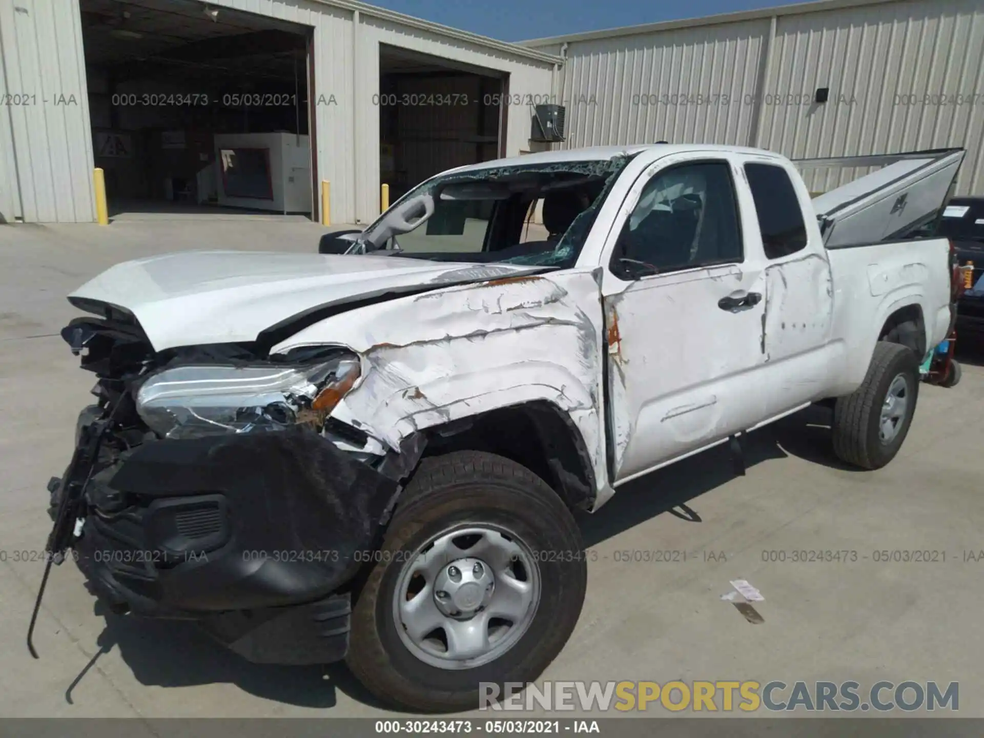 2 Photograph of a damaged car 3TYRX5GN2MT006794 TOYOTA TACOMA 2WD 2021
