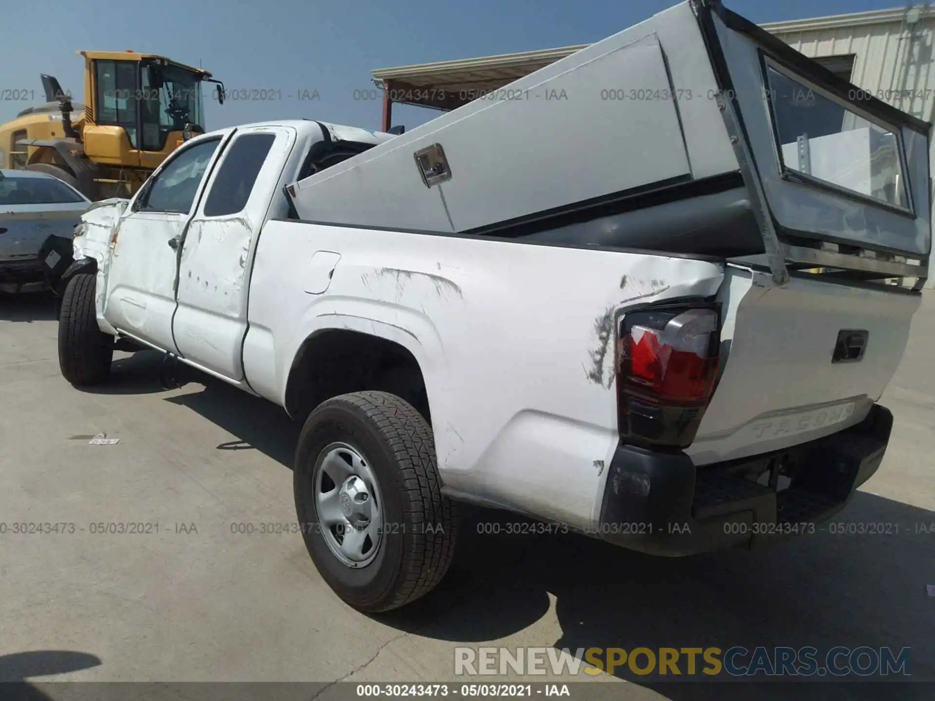 3 Photograph of a damaged car 3TYRX5GN2MT006794 TOYOTA TACOMA 2WD 2021