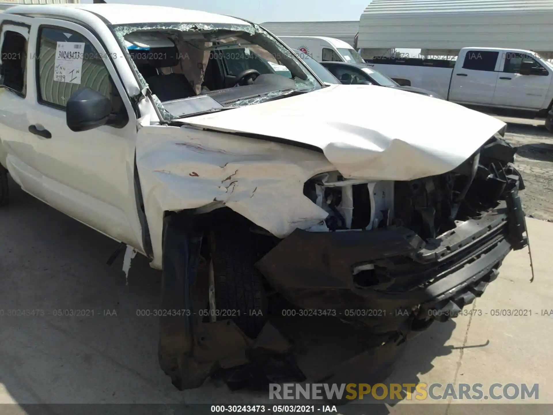 6 Фотография поврежденного автомобиля 3TYRX5GN2MT006794 TOYOTA TACOMA 2WD 2021