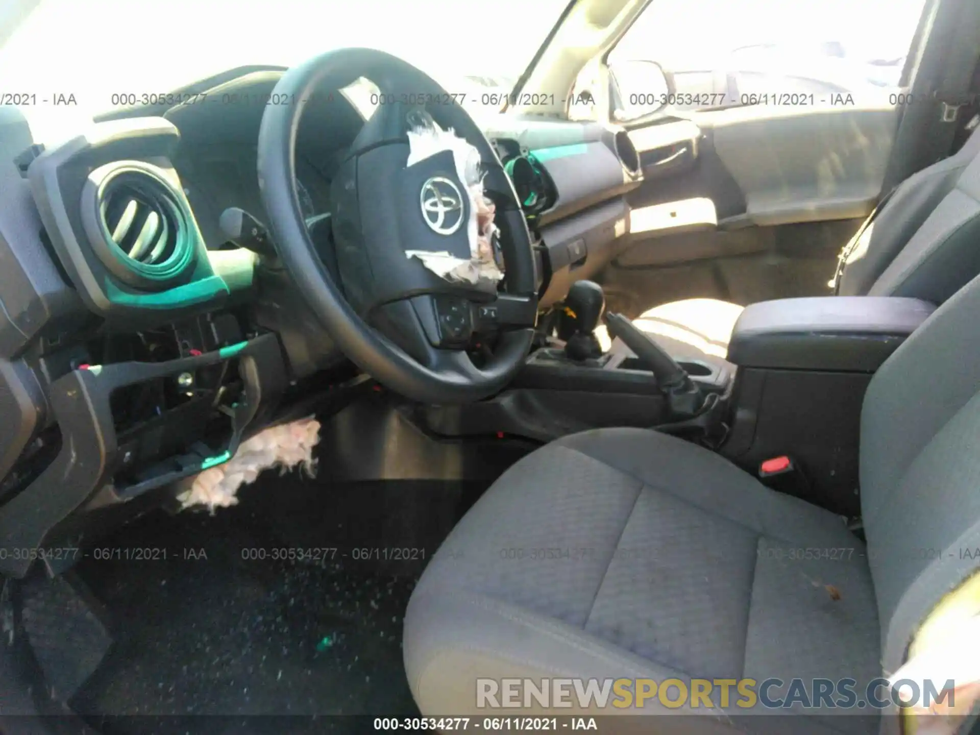 5 Photograph of a damaged car 3TYRX5GN2MT007024 TOYOTA TACOMA 2WD 2021