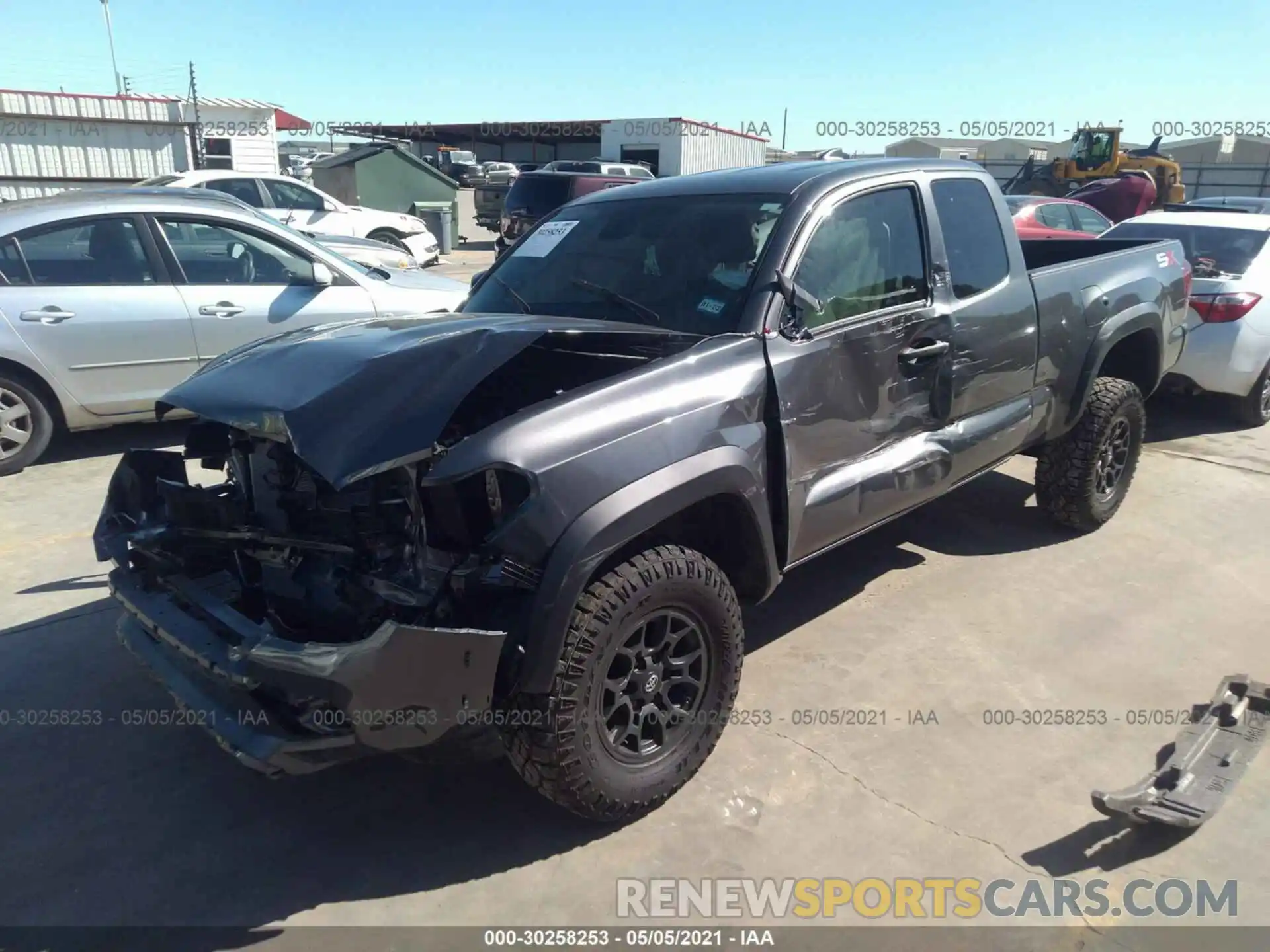 2 Photograph of a damaged car 3TYRX5GN2MT010604 TOYOTA TACOMA 2WD 2021