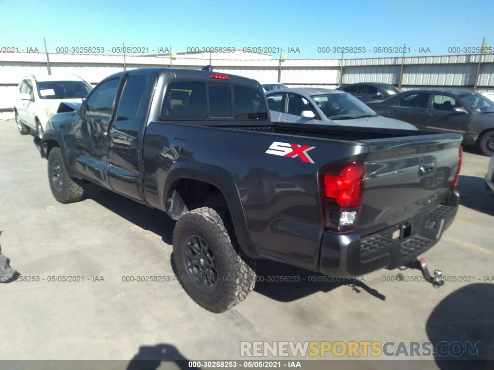 3 Photograph of a damaged car 3TYRX5GN2MT010604 TOYOTA TACOMA 2WD 2021