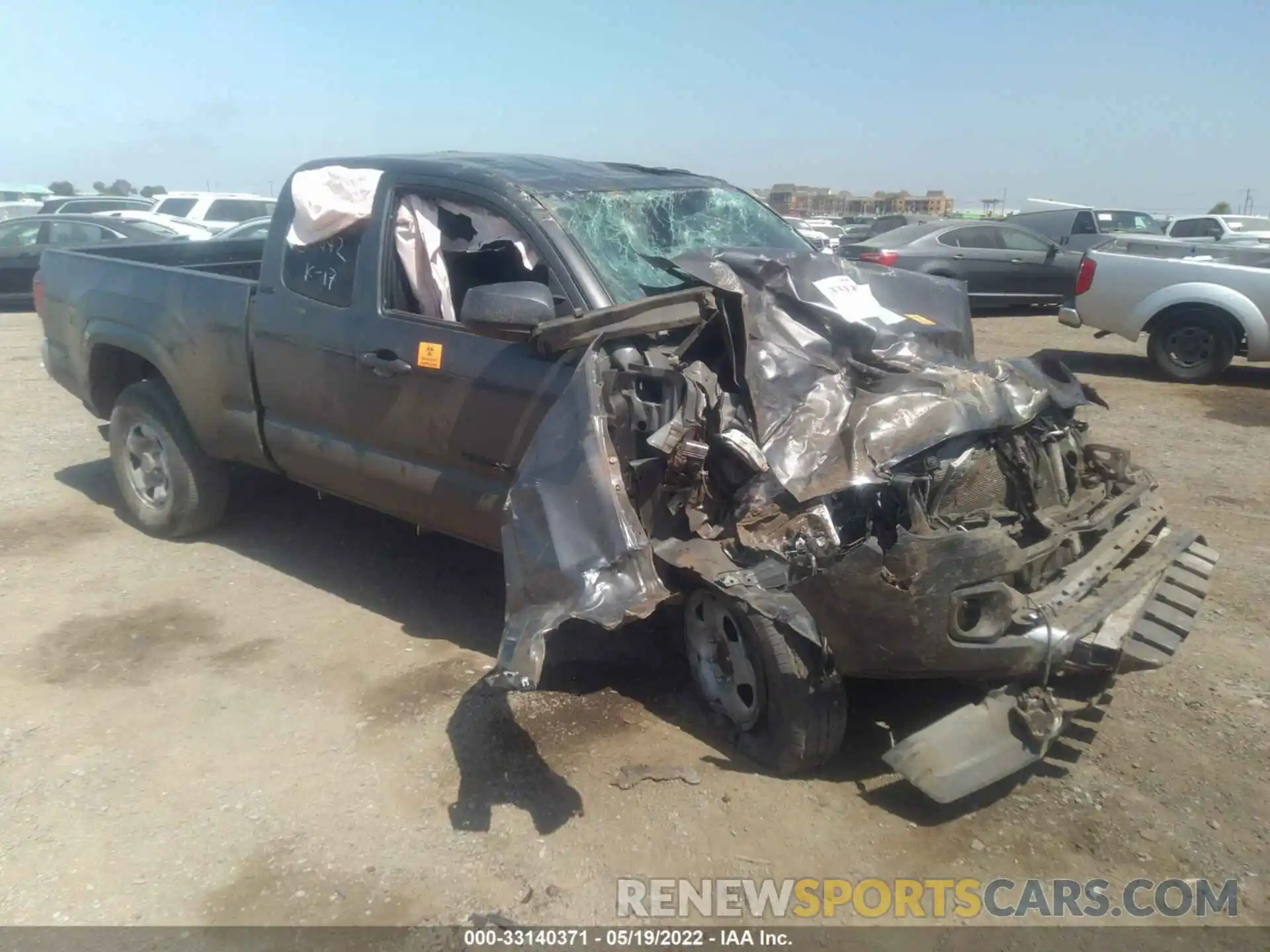 1 Photograph of a damaged car 3TYRX5GN3MT008442 TOYOTA TACOMA 2WD 2021