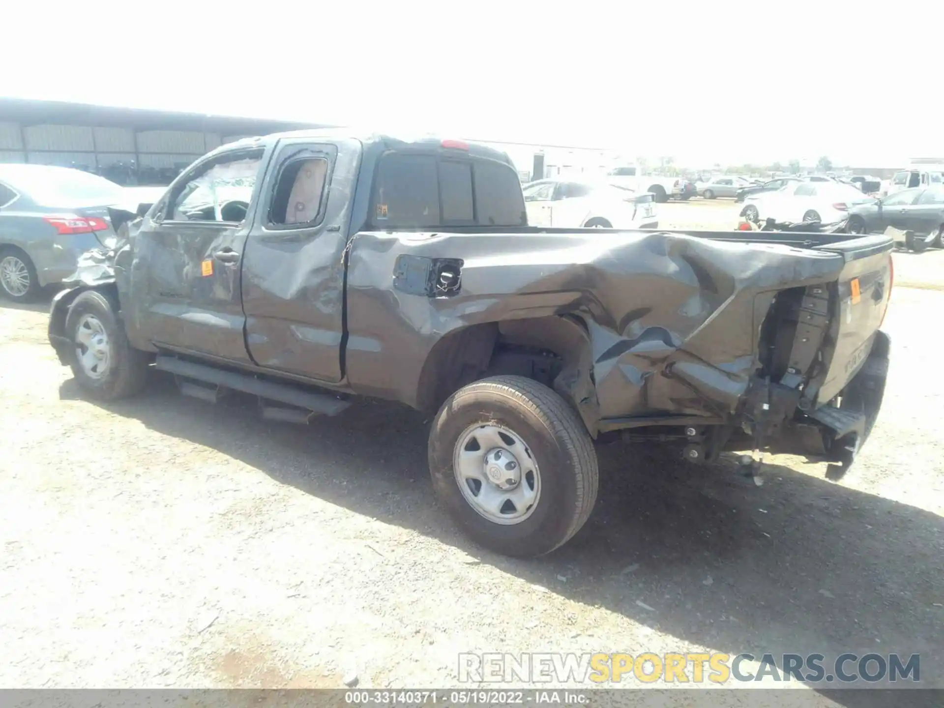 3 Фотография поврежденного автомобиля 3TYRX5GN3MT008442 TOYOTA TACOMA 2WD 2021