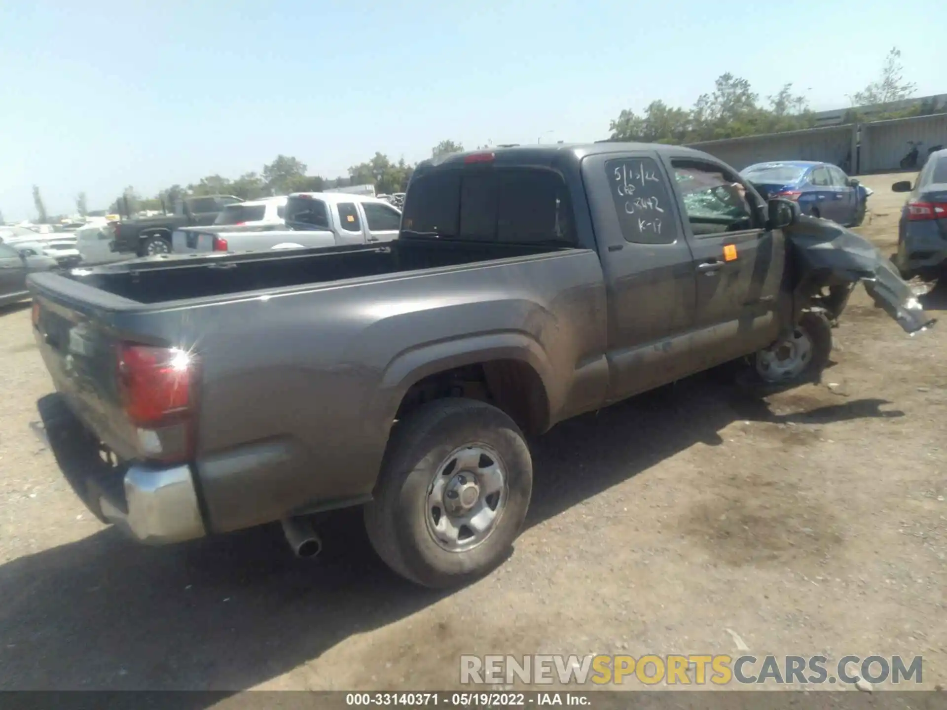 4 Photograph of a damaged car 3TYRX5GN3MT008442 TOYOTA TACOMA 2WD 2021