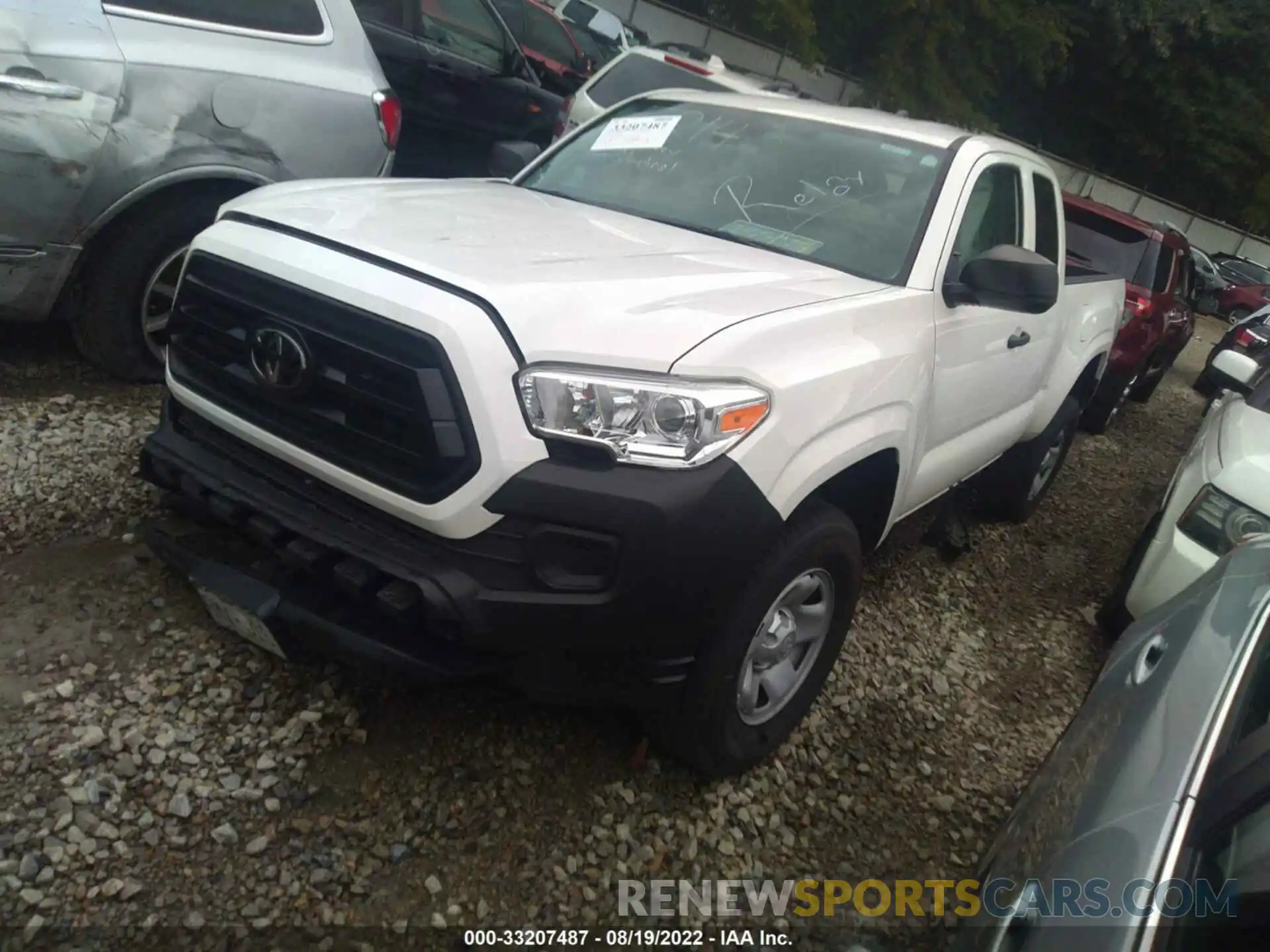 2 Photograph of a damaged car 3TYRX5GN3MT015214 TOYOTA TACOMA 2WD 2021