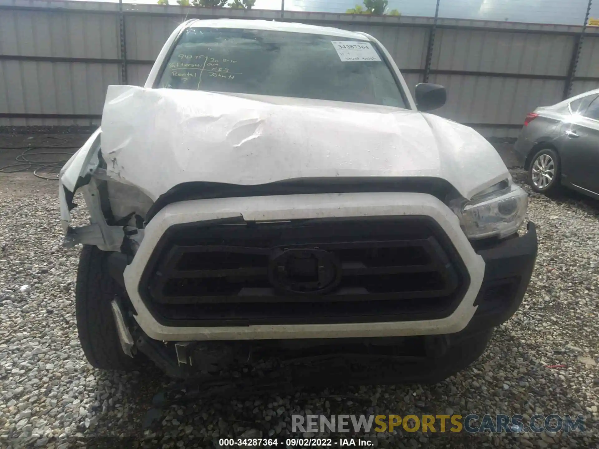 6 Photograph of a damaged car 3TYRX5GN3MT020333 TOYOTA TACOMA 2WD 2021