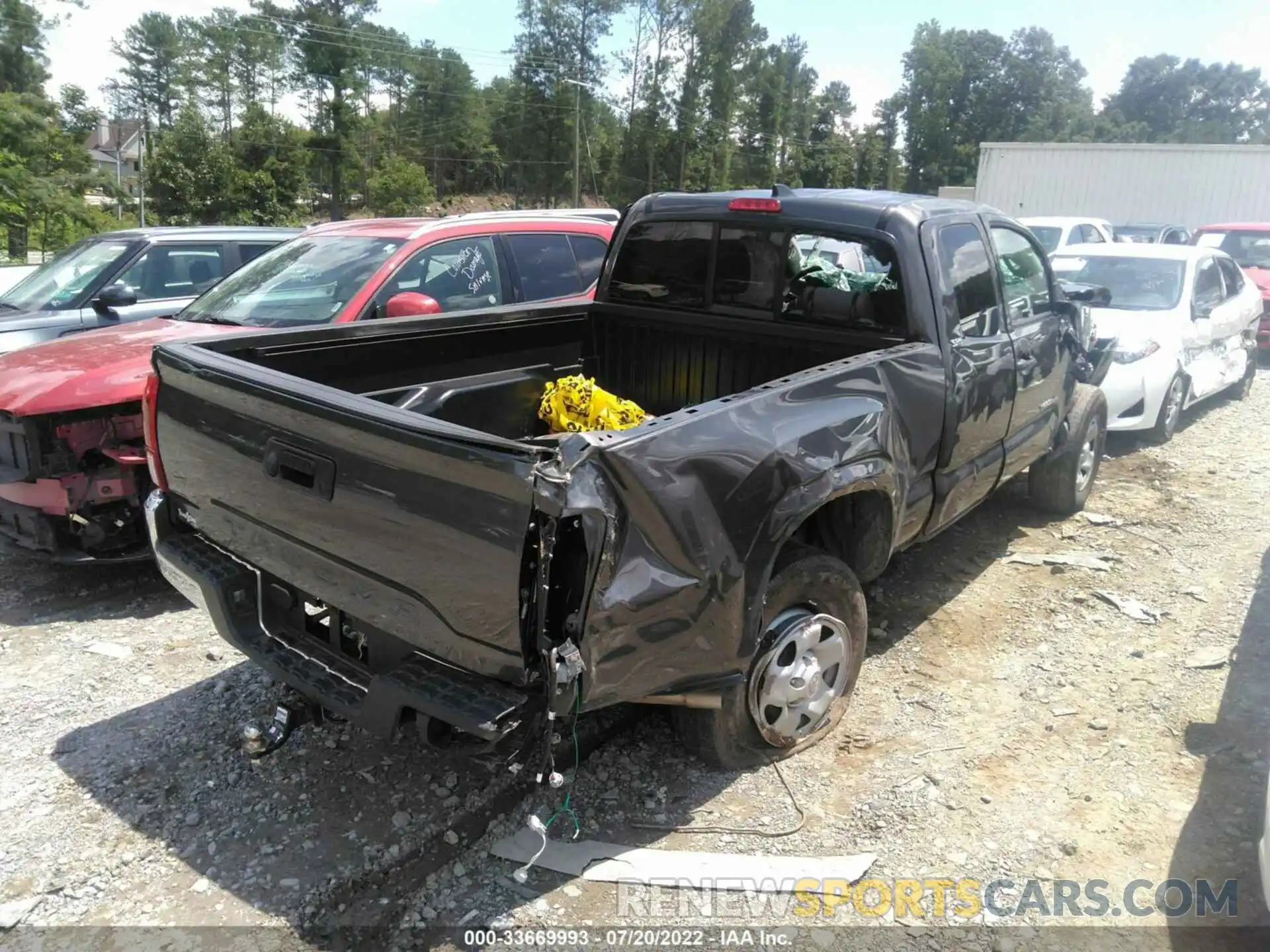 4 Photograph of a damaged car 3TYRX5GN4MT007638 TOYOTA TACOMA 2WD 2021