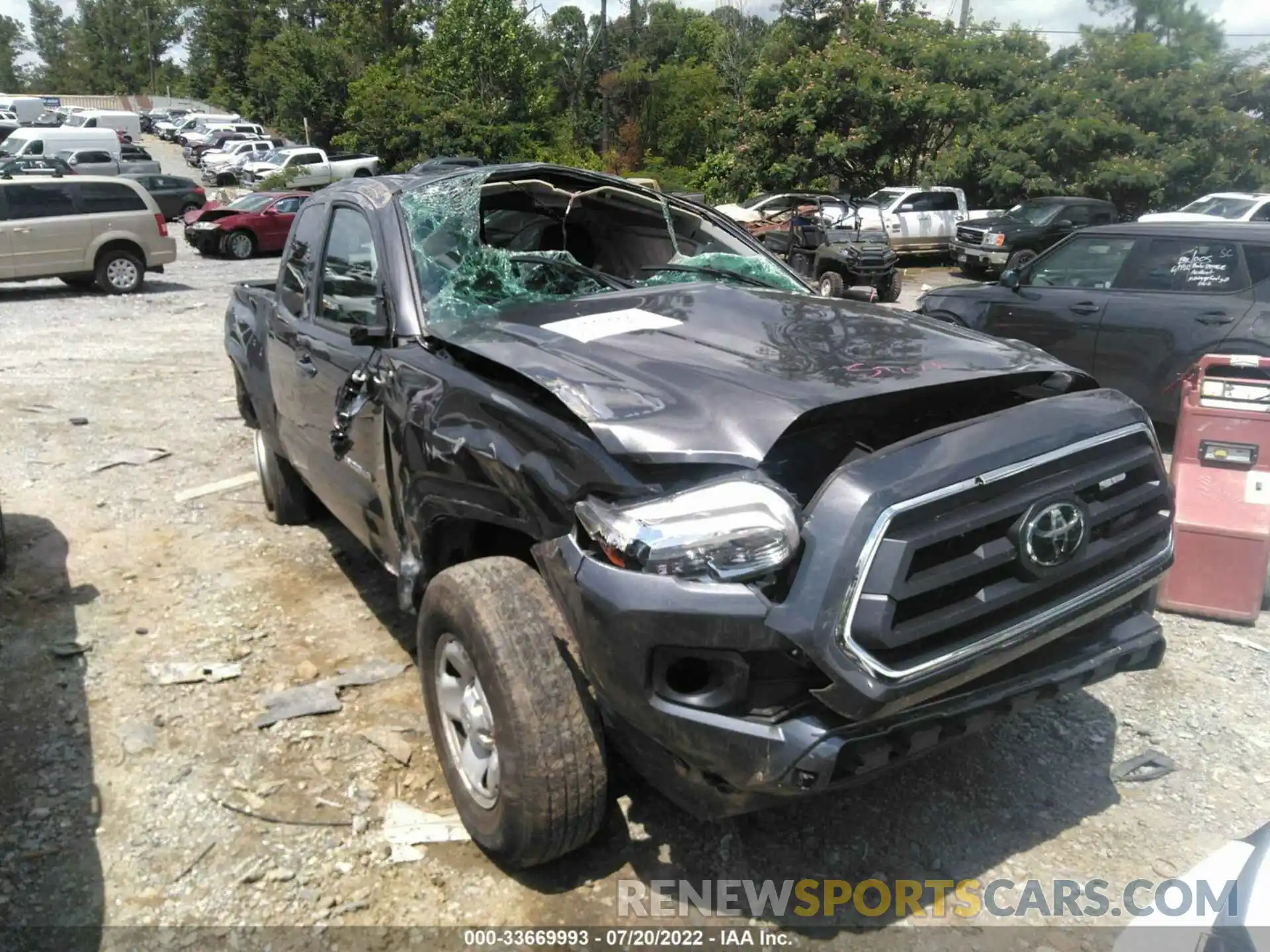 6 Photograph of a damaged car 3TYRX5GN4MT007638 TOYOTA TACOMA 2WD 2021