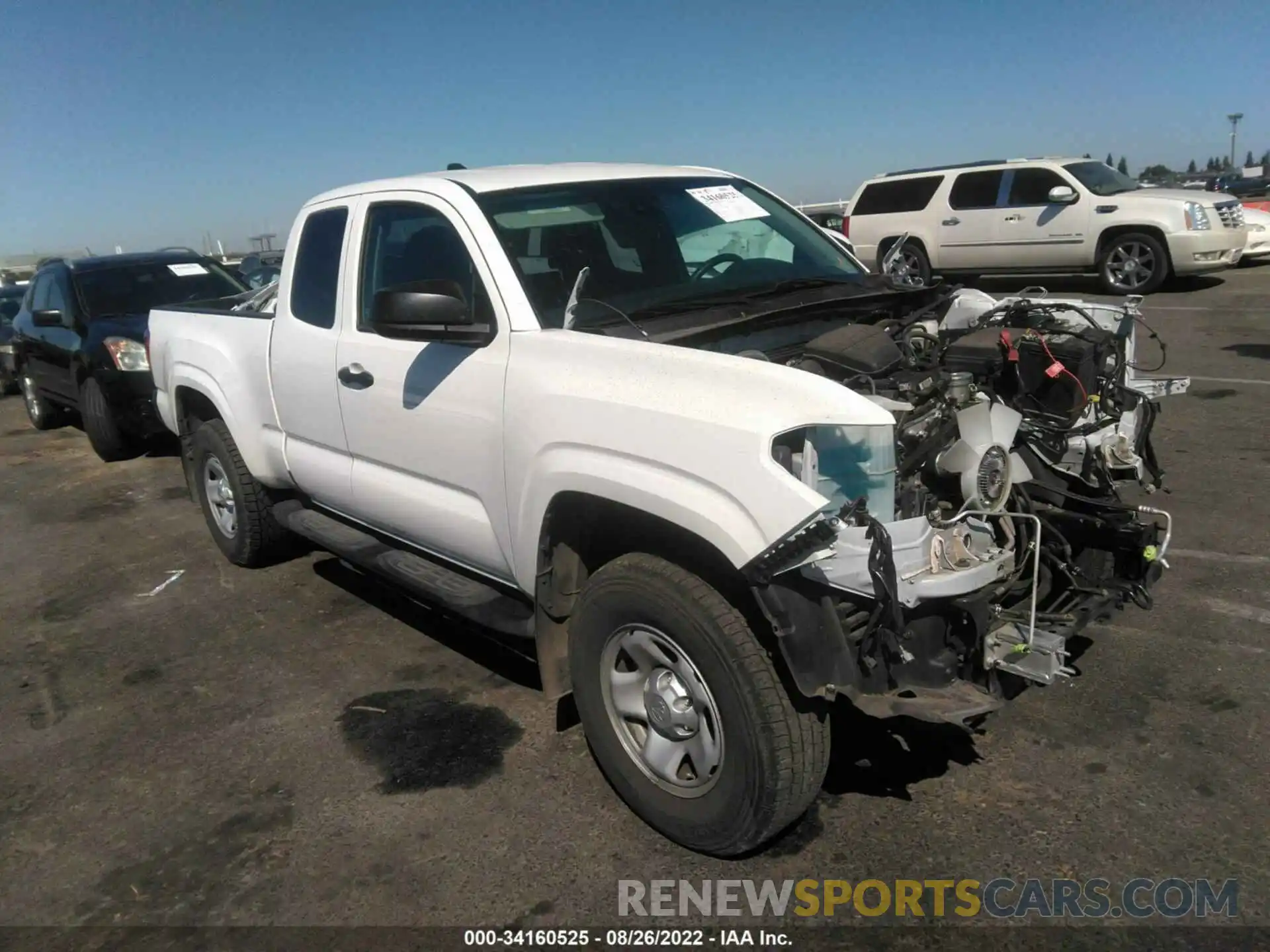 1 Photograph of a damaged car 3TYRX5GN4MT010085 TOYOTA TACOMA 2WD 2021