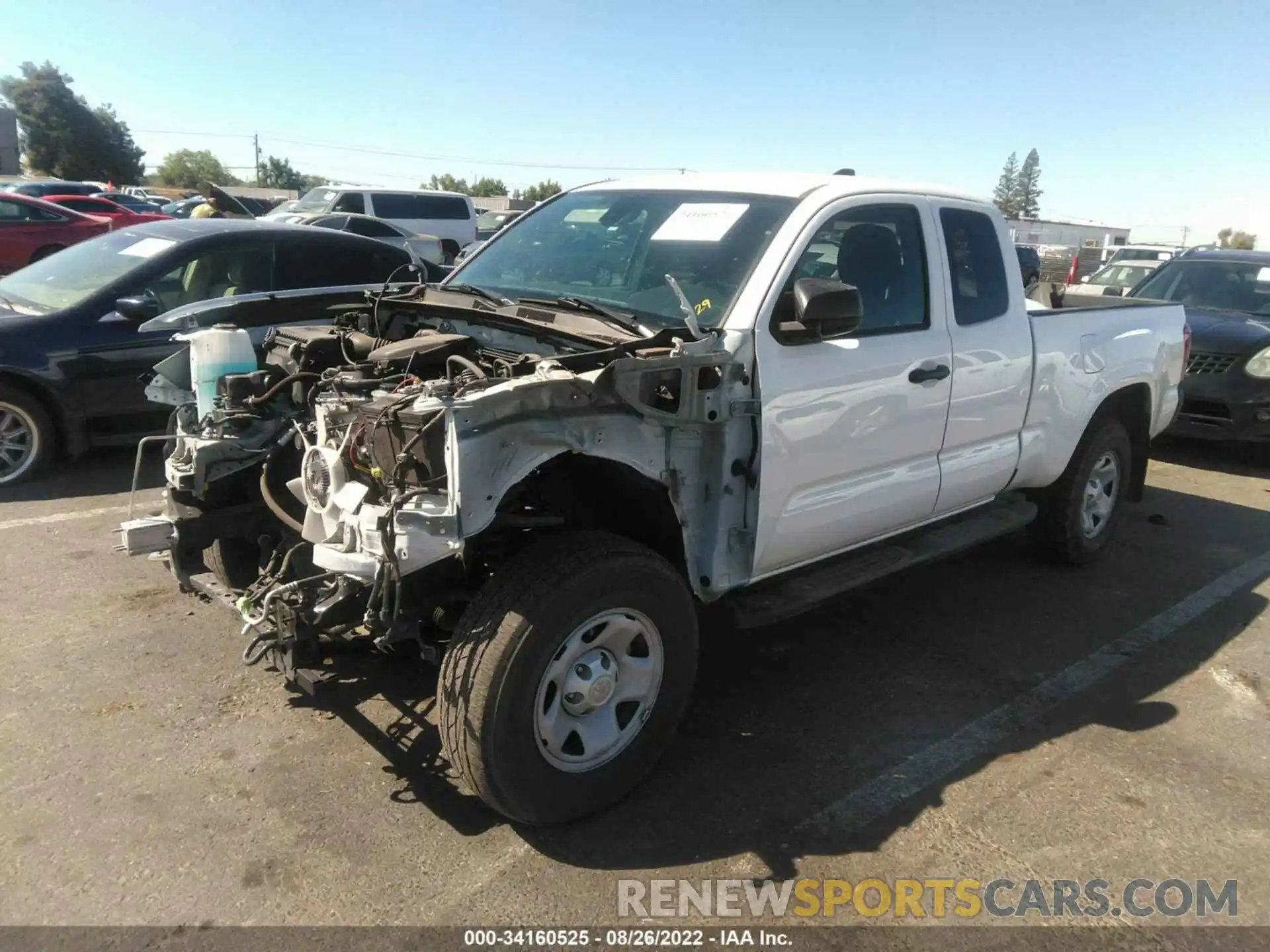 2 Photograph of a damaged car 3TYRX5GN4MT010085 TOYOTA TACOMA 2WD 2021