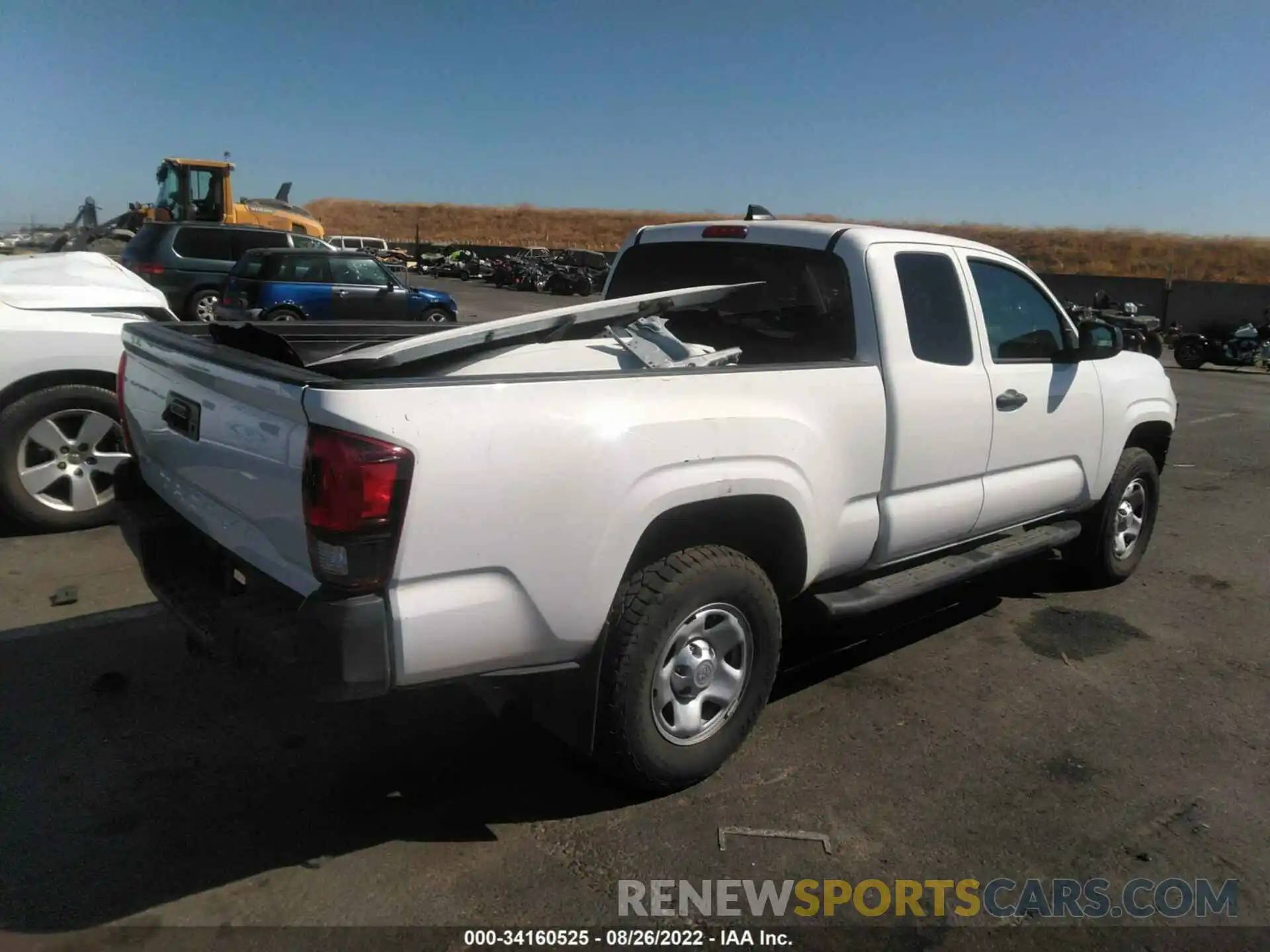 4 Photograph of a damaged car 3TYRX5GN4MT010085 TOYOTA TACOMA 2WD 2021