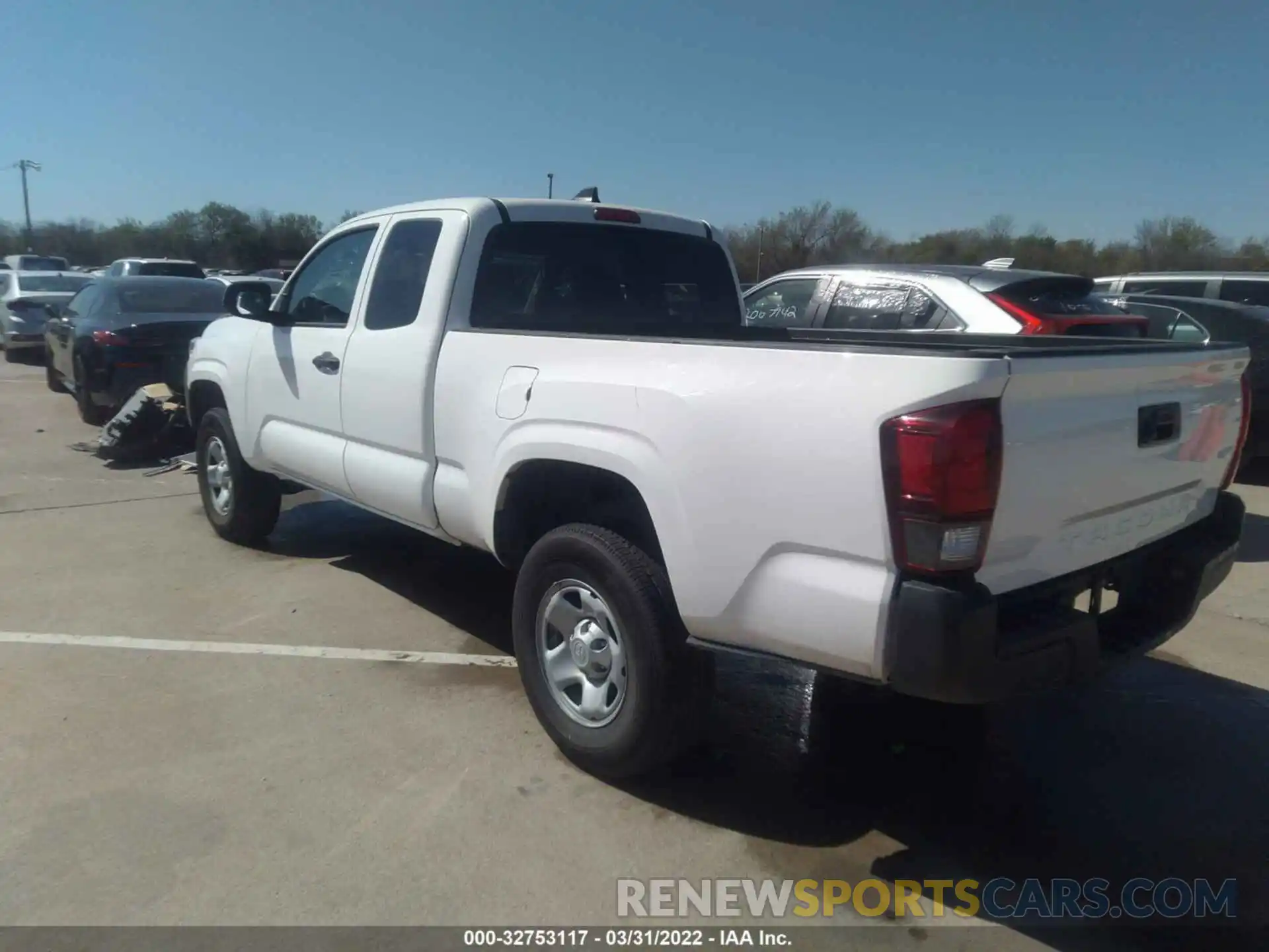 3 Photograph of a damaged car 3TYRX5GN4MT018140 TOYOTA TACOMA 2WD 2021