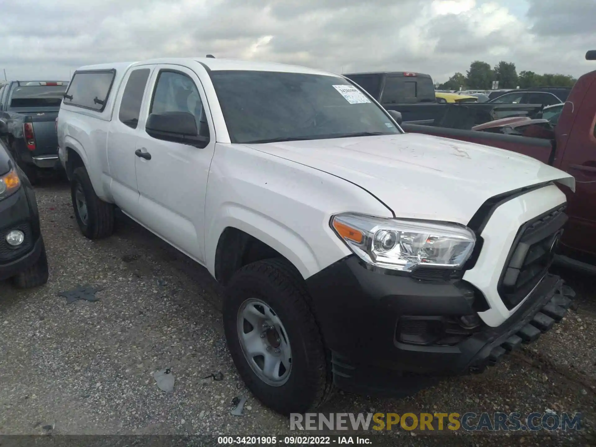 1 Photograph of a damaged car 3TYRX5GN4MT018462 TOYOTA TACOMA 2WD 2021