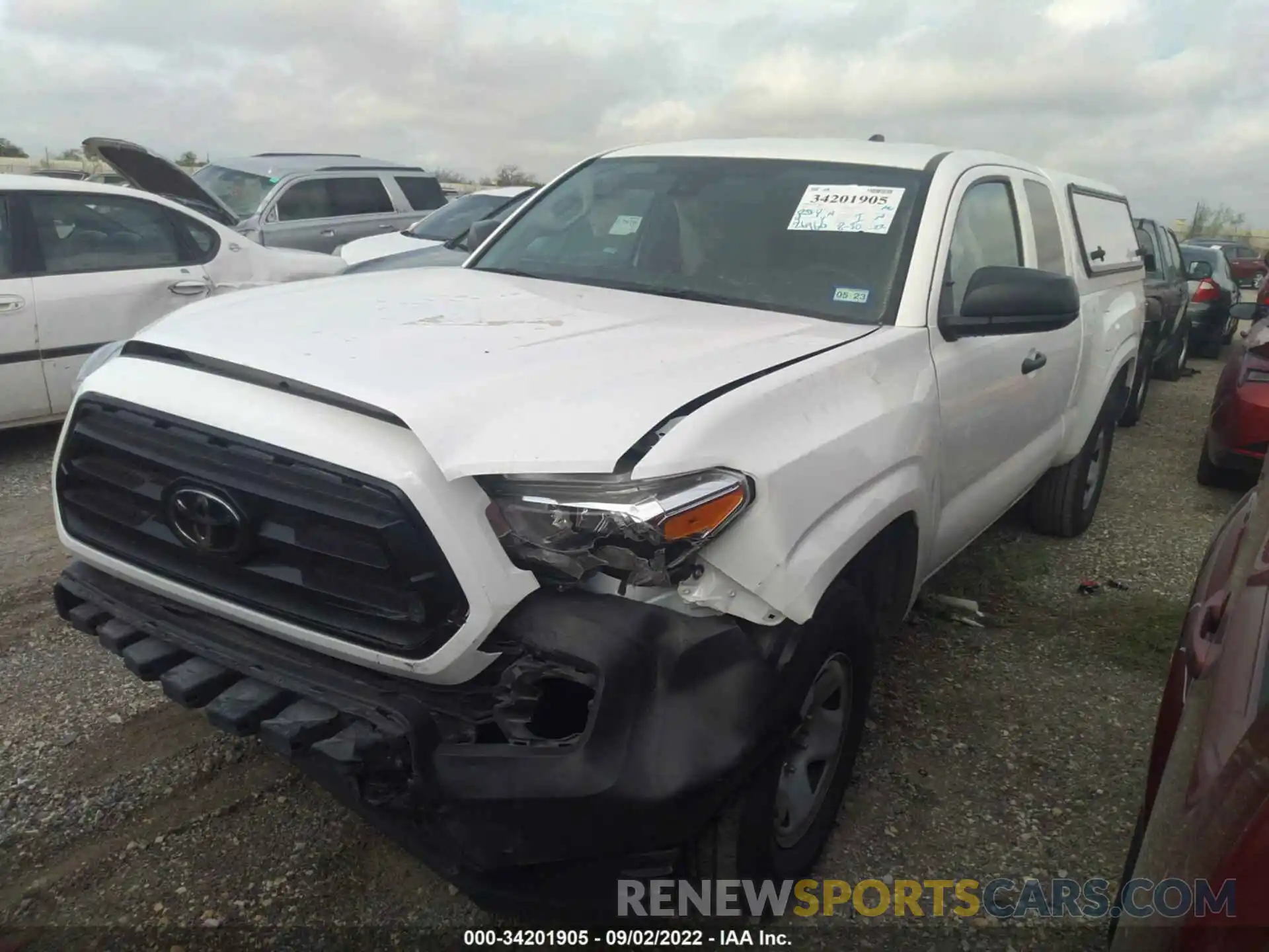 2 Photograph of a damaged car 3TYRX5GN4MT018462 TOYOTA TACOMA 2WD 2021